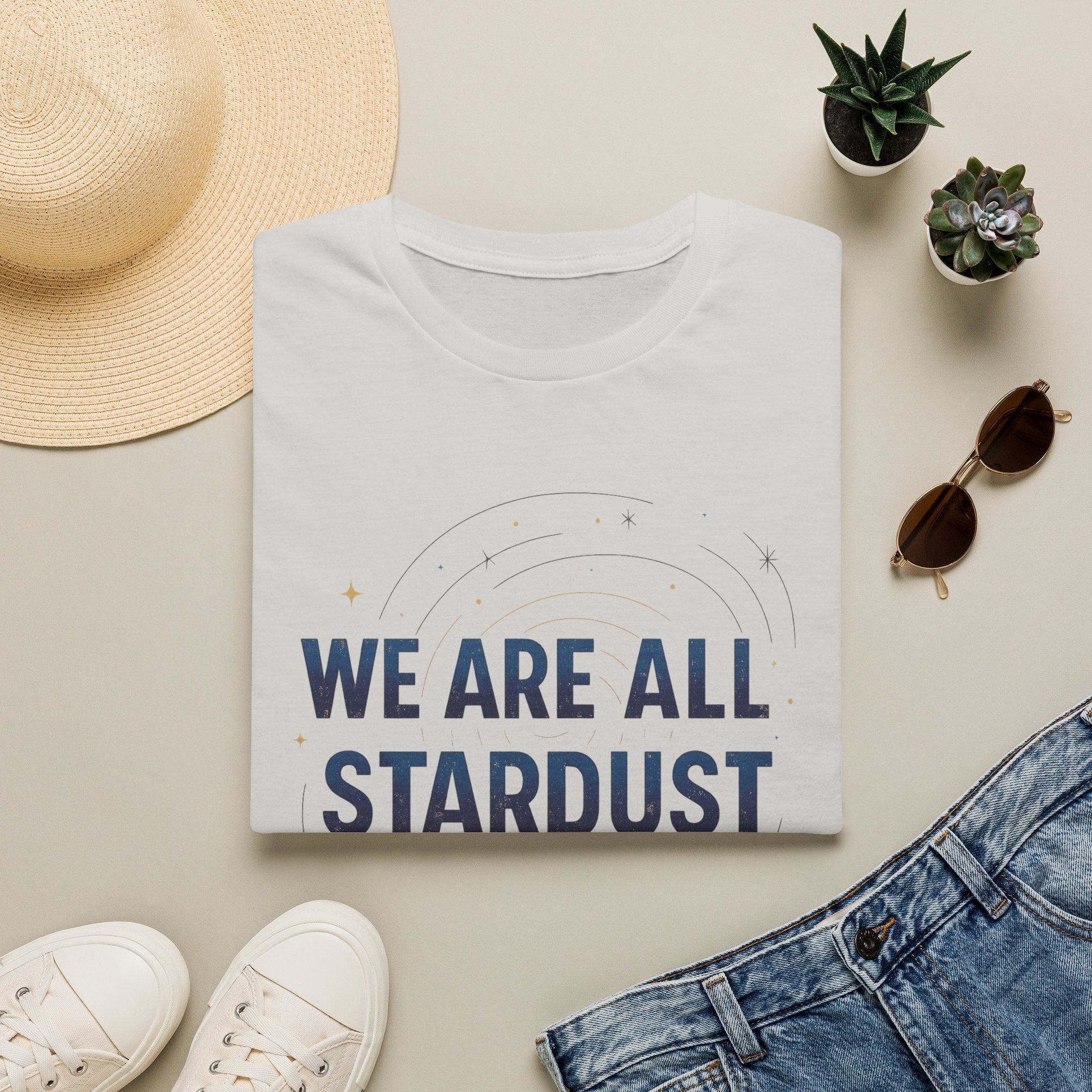 Stardust Graphic Tee — "We Are All Stardust" Inspirational T-Shirt