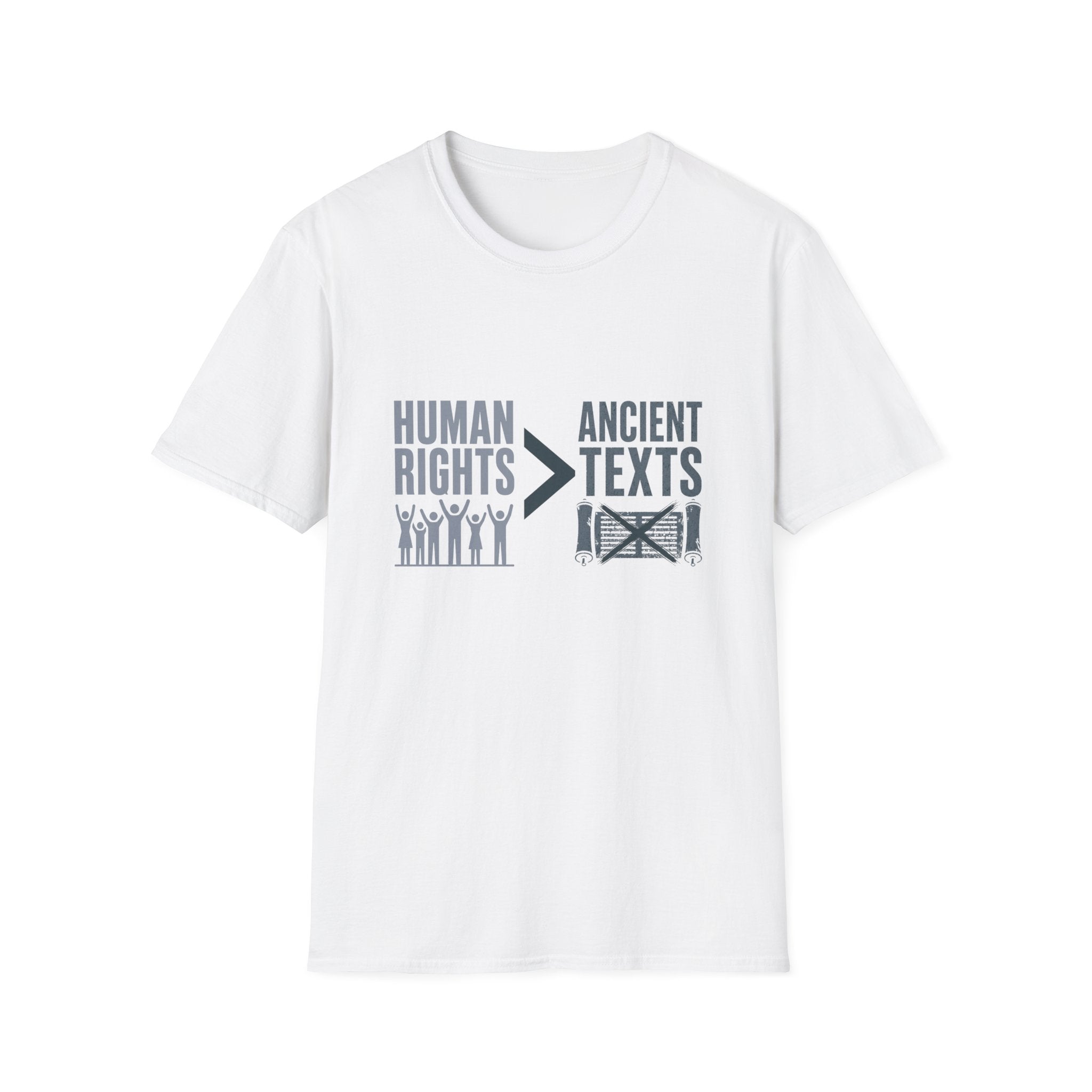 Human Rights Ancient Texts Unisex Softstyle T-Shirt