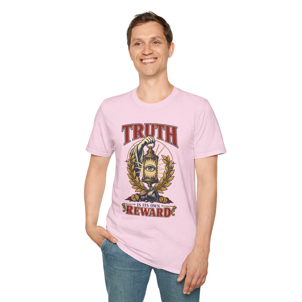 Truth Lantern T-Shirt — "Truth Is Its Own Reward" Vintage Graphic Tee