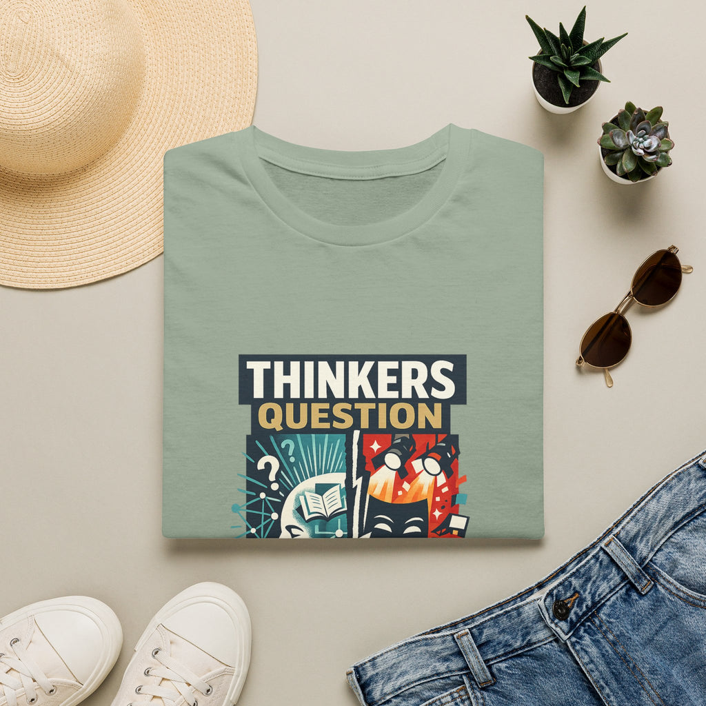 Thinkers Question Performers Distract T‑Shirt — Philosophy & Creativity Graphic Tee