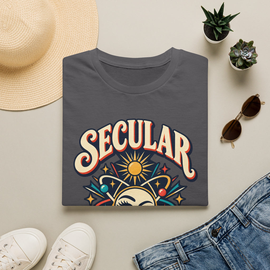 Secular Is Sexy T-Shirt — Retro Spiritual Sun Graphic Tee