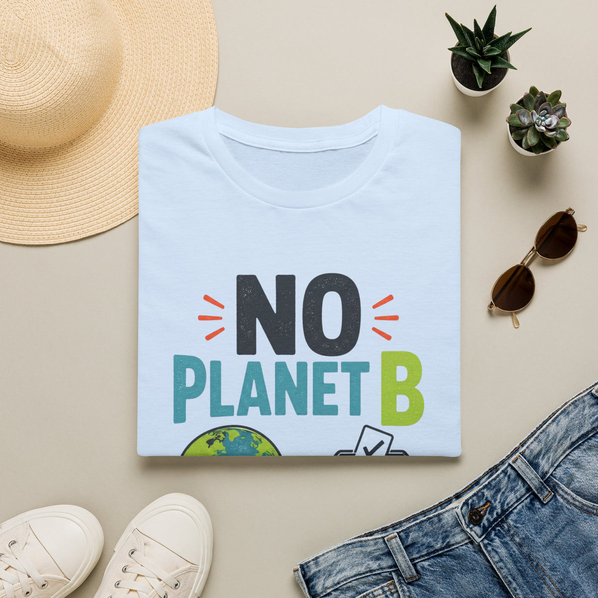 No Planet B T-Shirt — Eco Activist Climate Change Tee