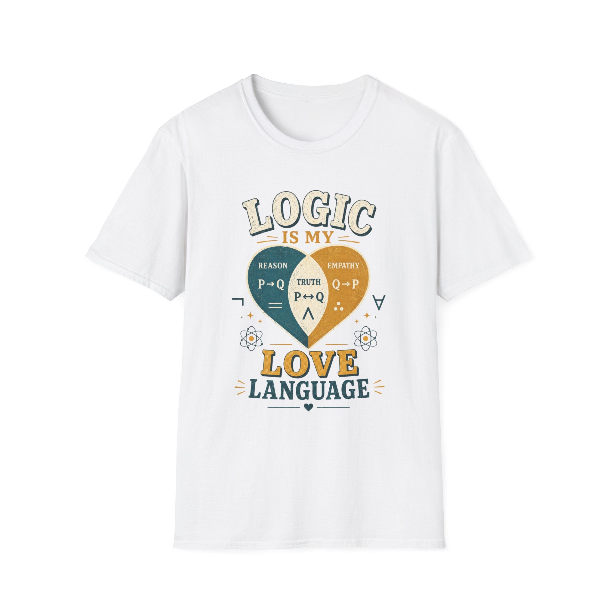 Logic Is My Love Language T-Shirt — Venn Diagram Math Humor Tee