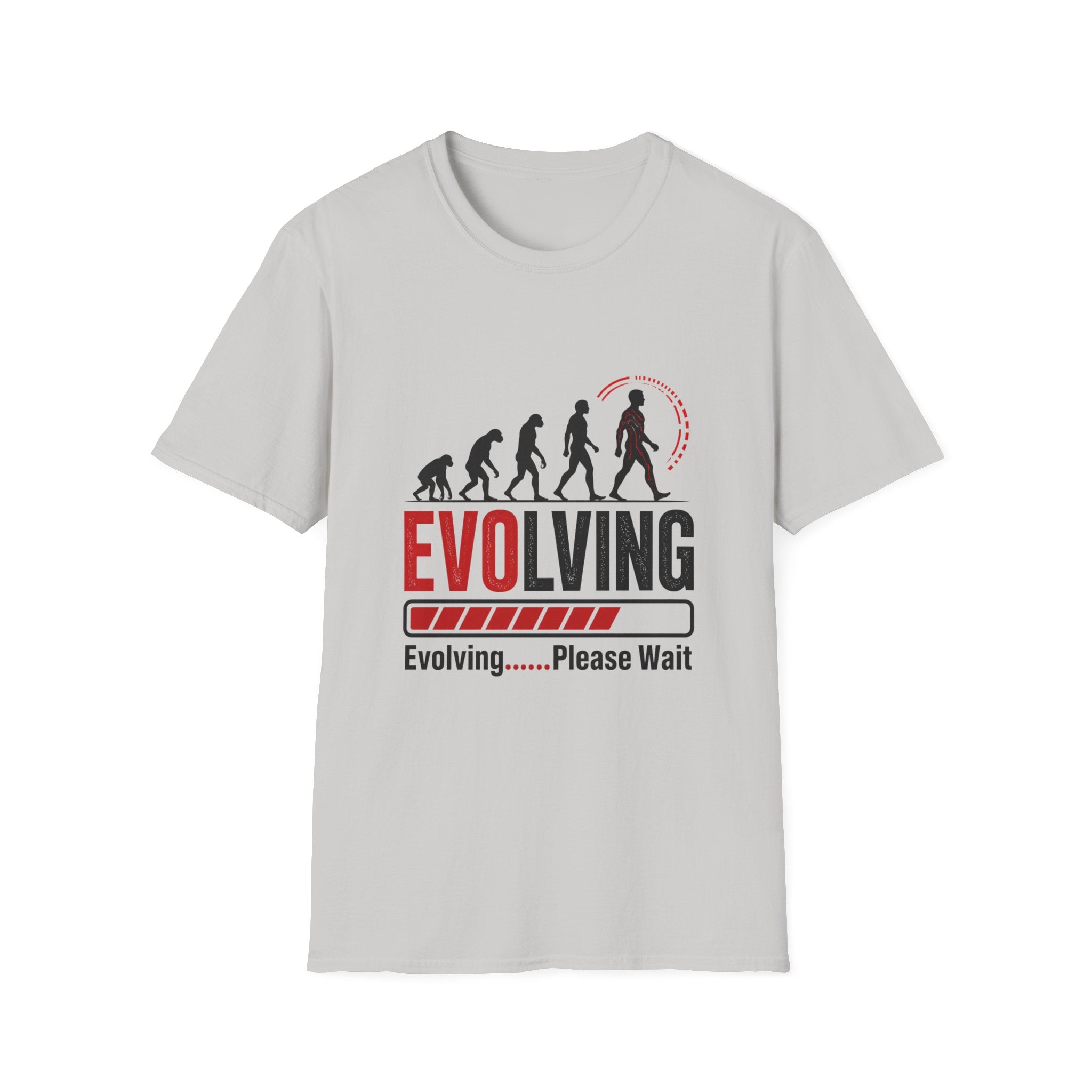 Evolving Please Wait Unisex Softstyle T-Shirt