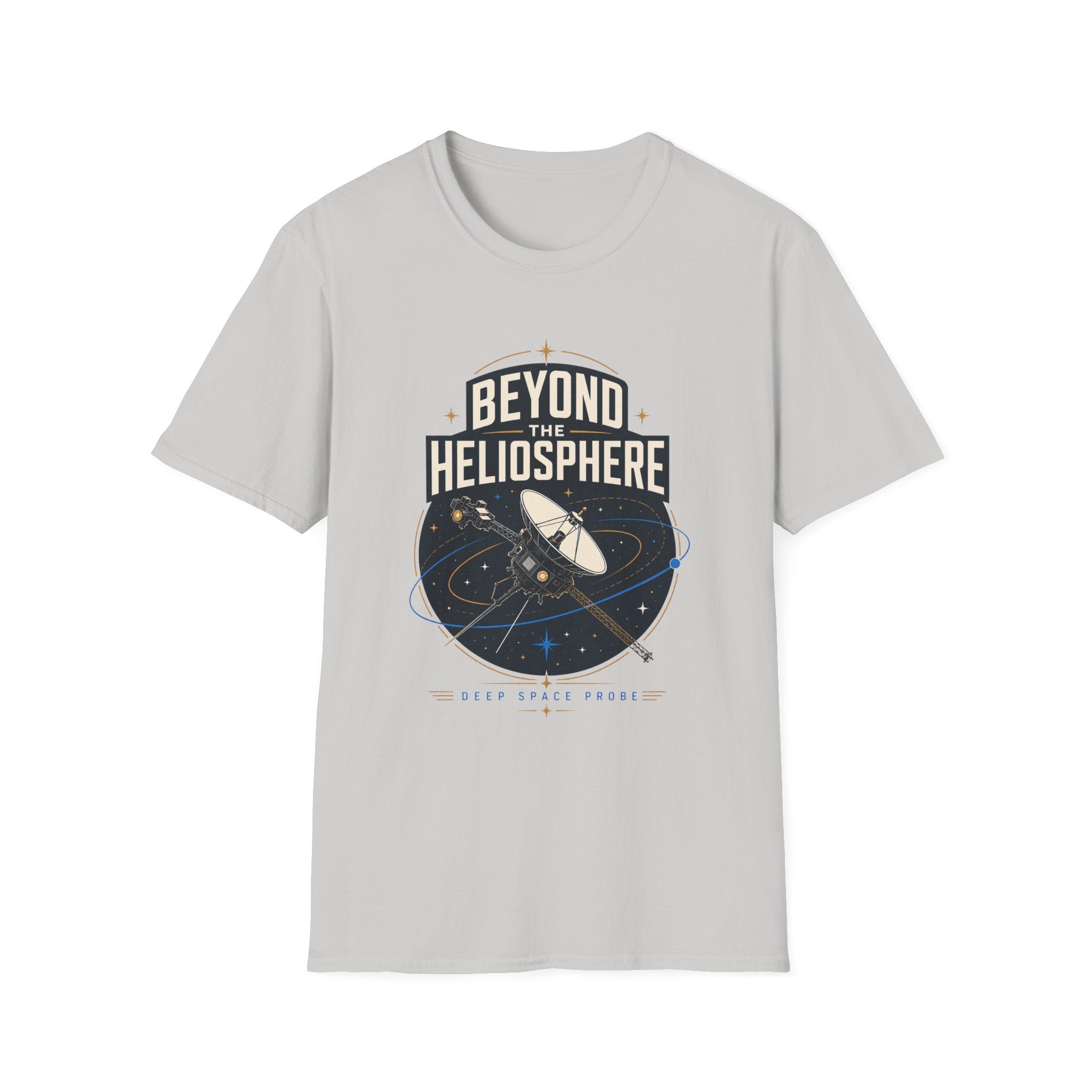 Beyond the Heliosphere T-Shirt — Space Exploration Graphic Tee
