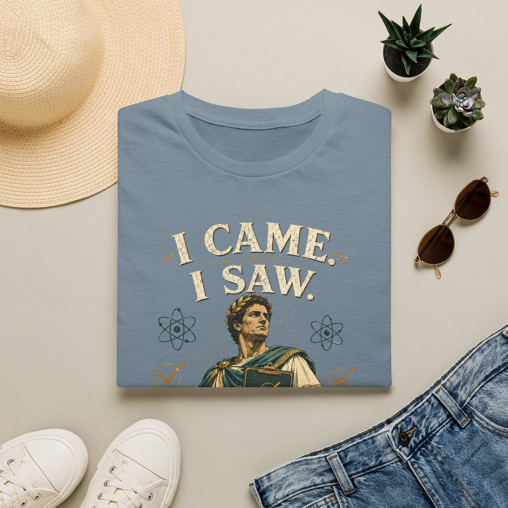 I Came, I Saw, I Requested Peer Review T-Shirt — Funny Scientist / Researcher Gift