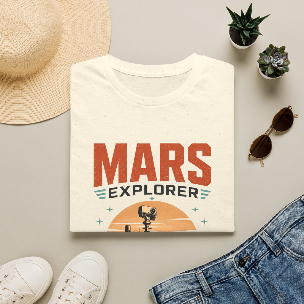 Mars Explorer T-Shirt — Retro Space Rover Graphic Tee