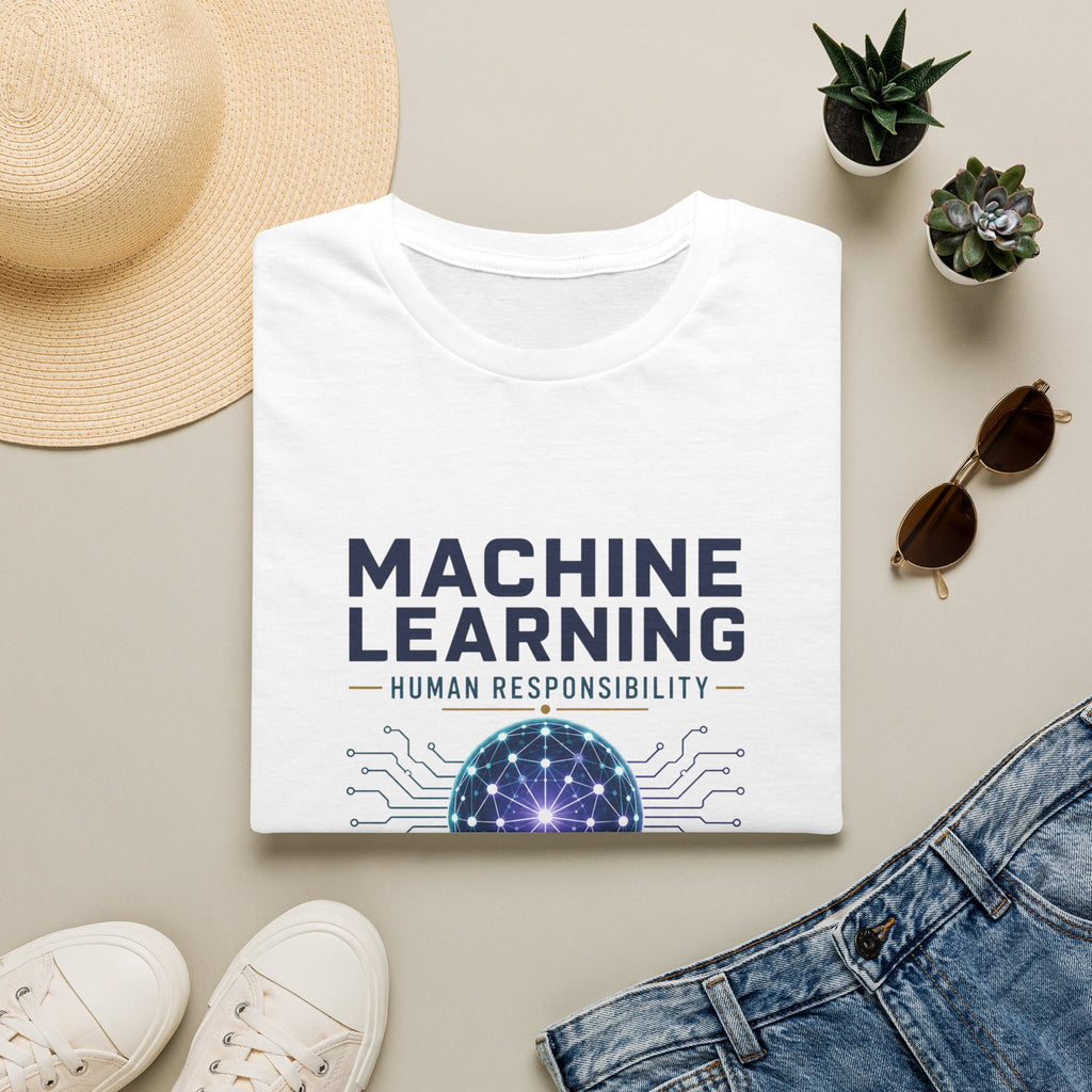 Machine Learning T-Shirt — "Human Responsibility" Tech Graphic Tee