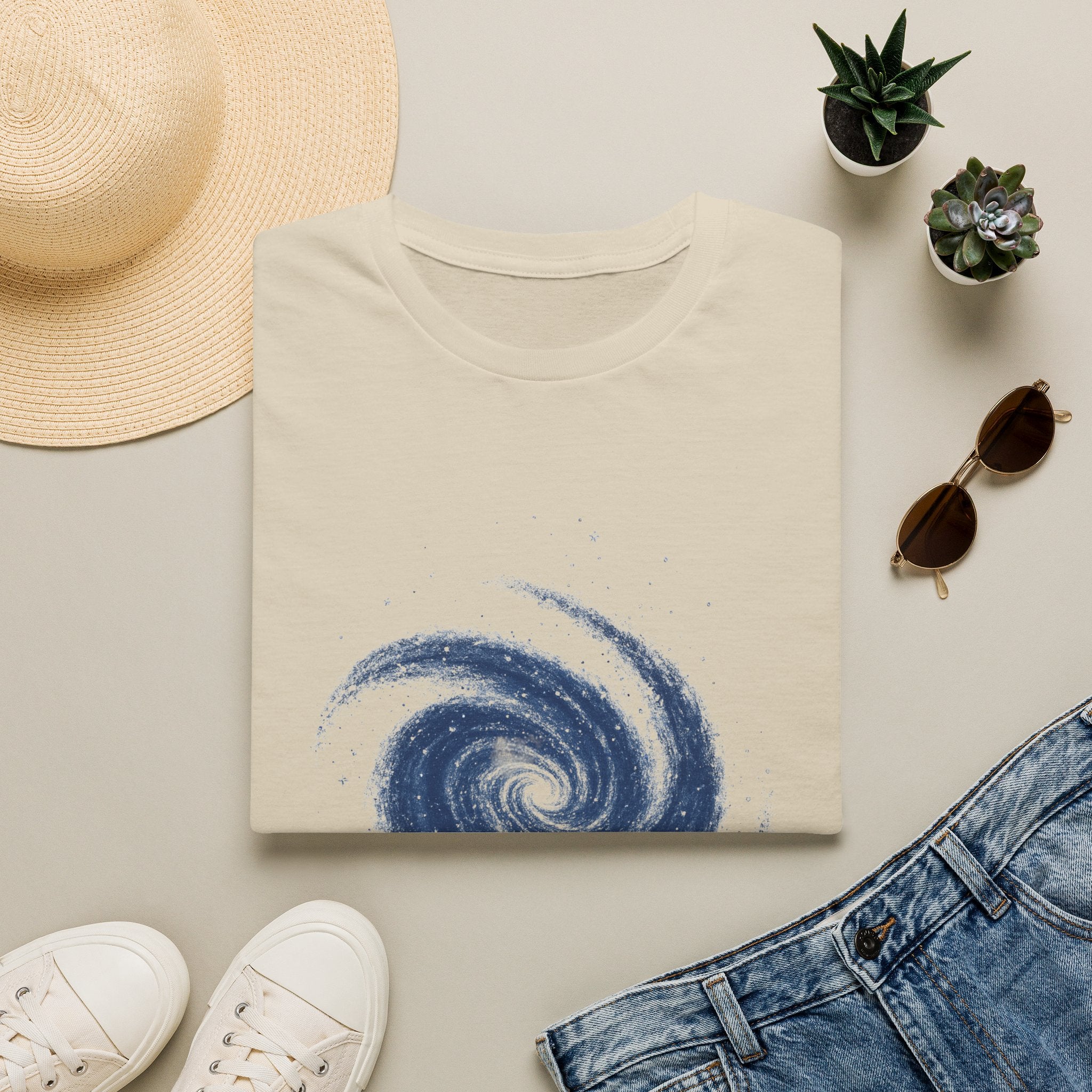 Galaxy Swirl T-Shirt — Cosmic Spiral Tee