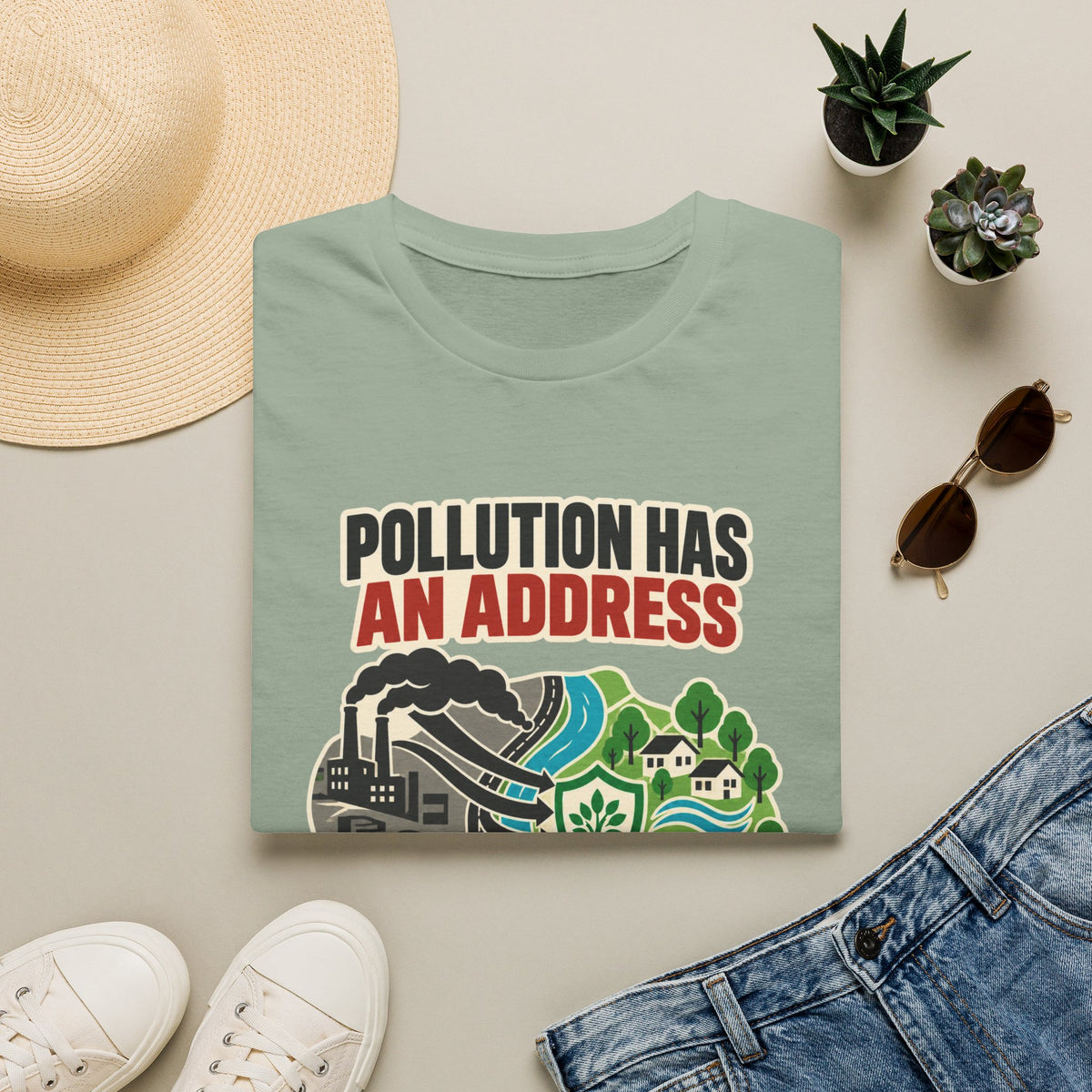 Pollution Has An Address Environmental Justice Tee