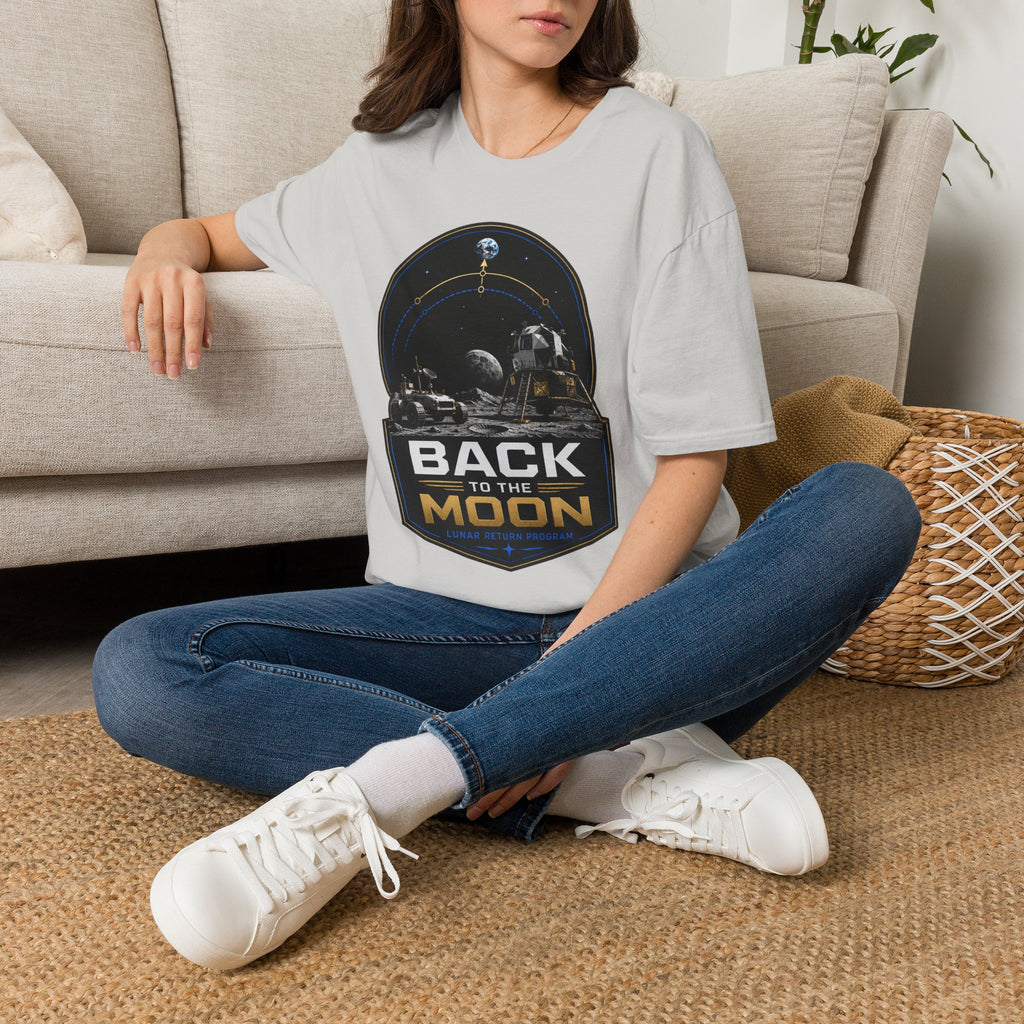 Back to the Moon T-Shirt — Lunar Mission Retro Space Tee