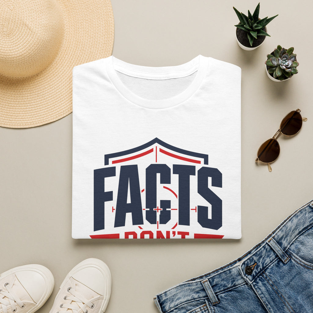 Facts Don’t Flinch T-Shirt — Bold Patriotic Statement Tee