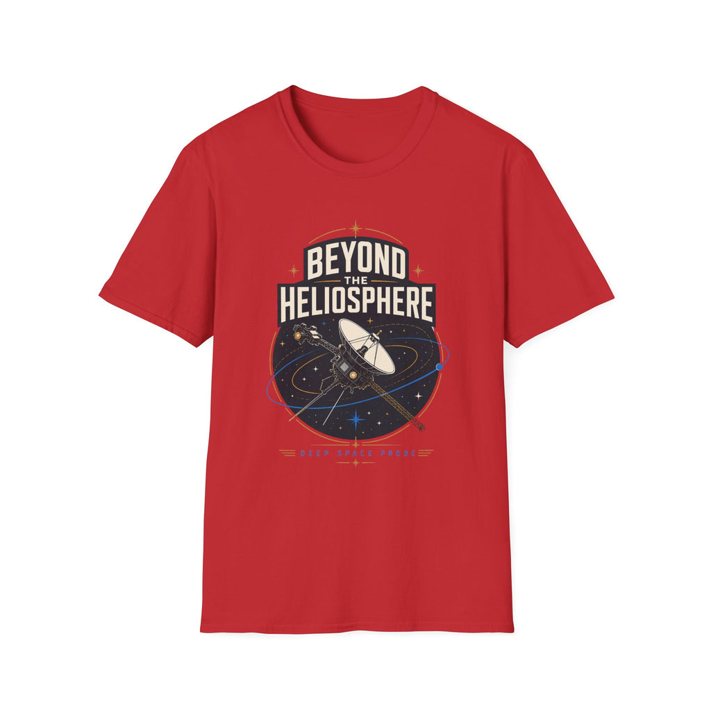 Beyond the Heliosphere T-Shirt — Space Exploration Graphic Tee
