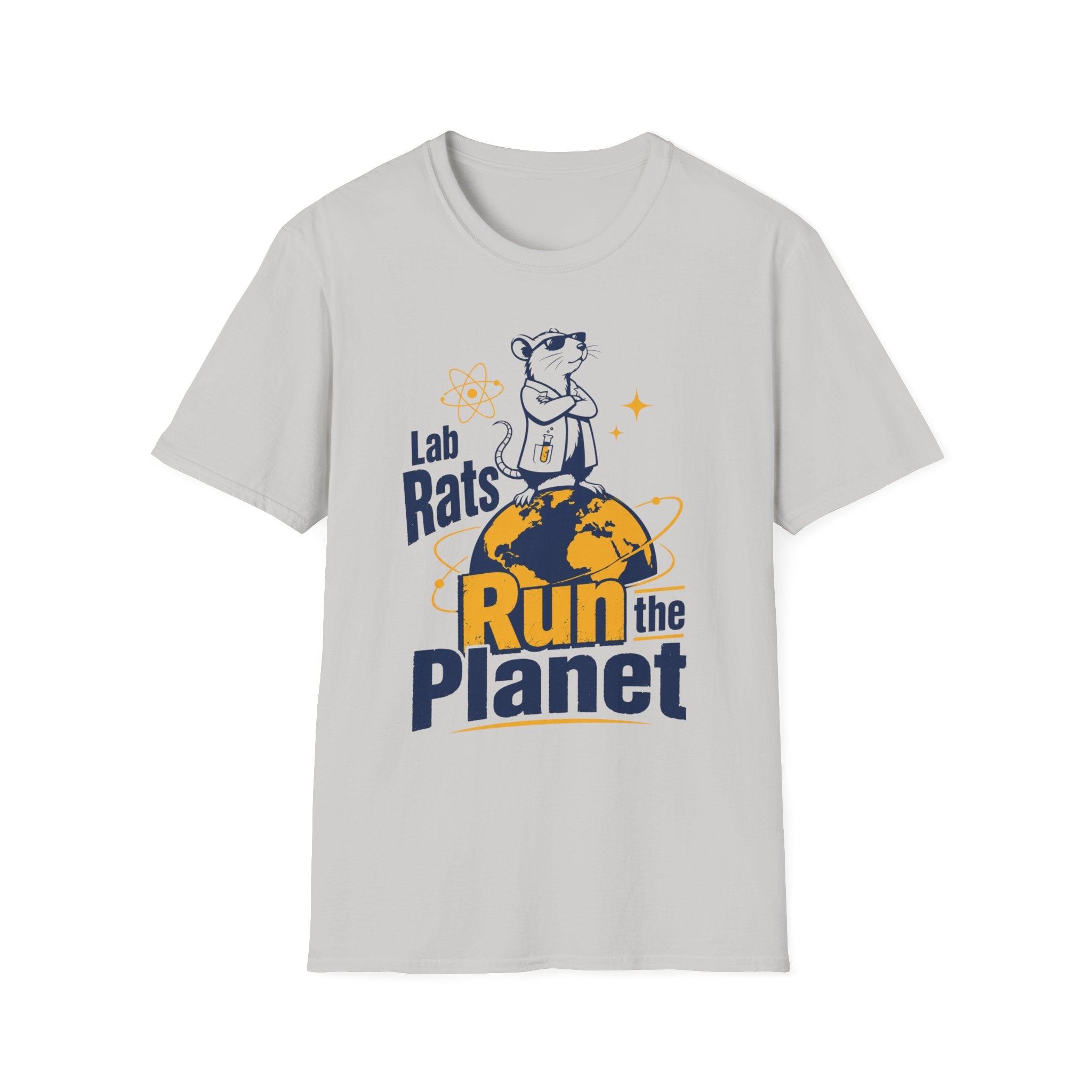 Lab Rats Run the Planet Unisex Softstyle T-Shirt