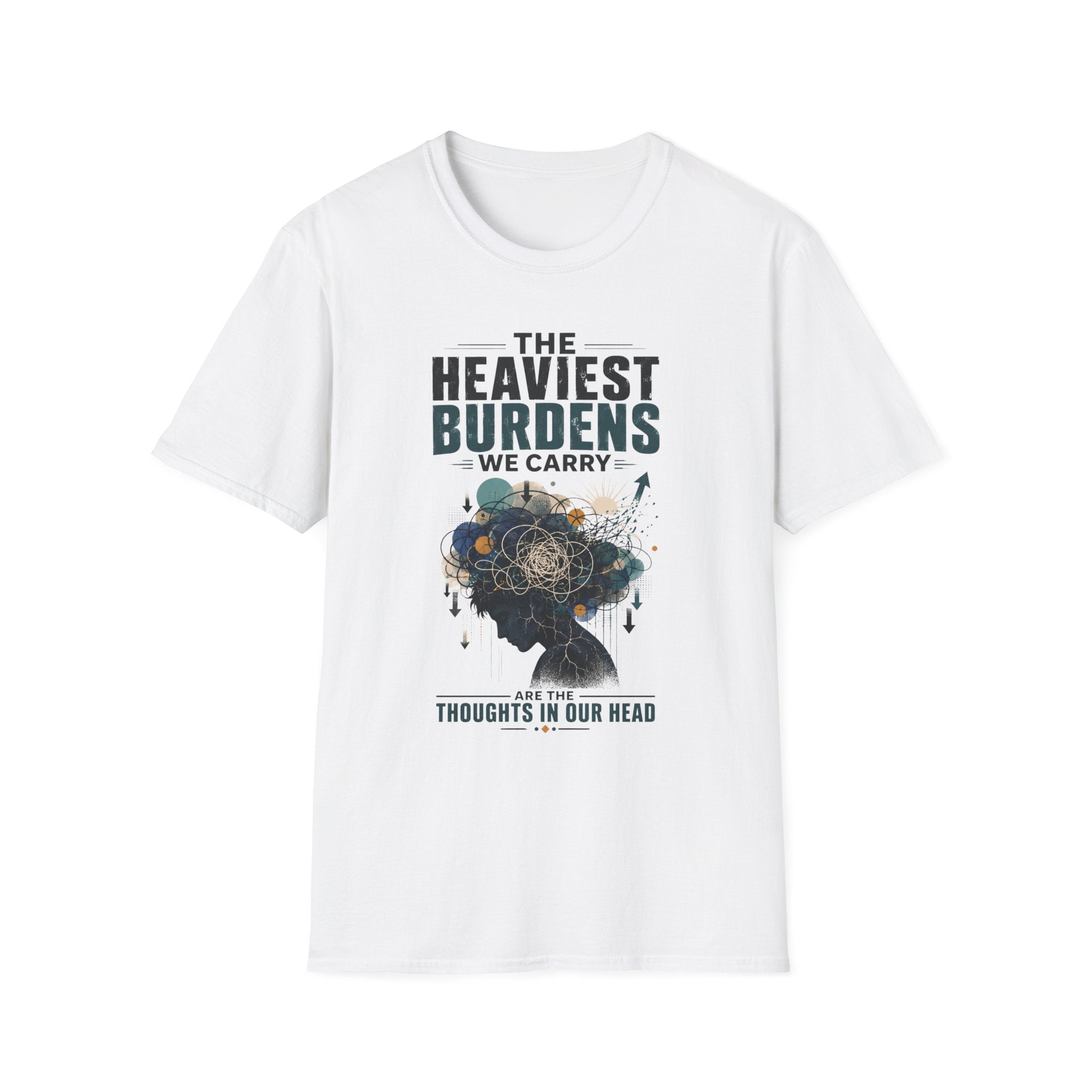 T-Shirt — “The Heaviest Burdens We Carry” Mental Health Awareness Tee