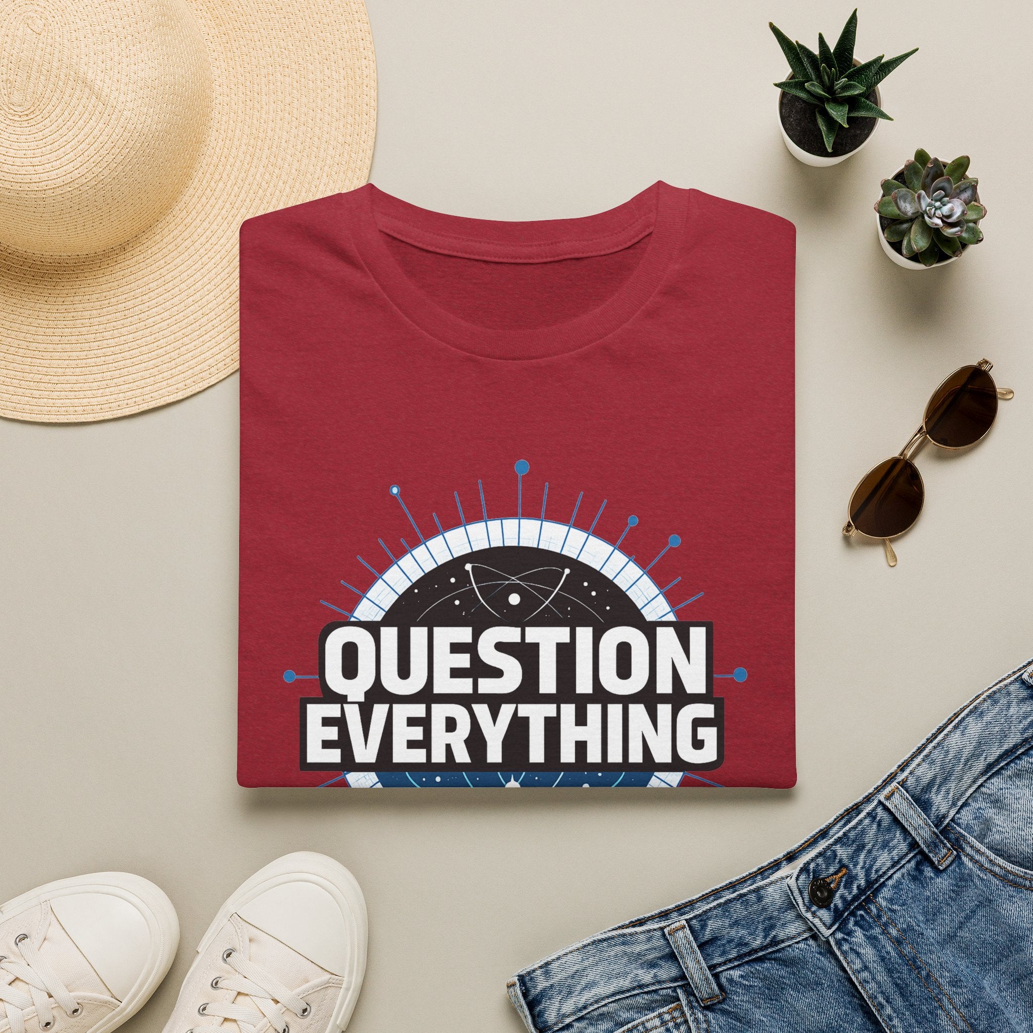 Question Everything T-Shirt — Skeptic Science Graphic Tee