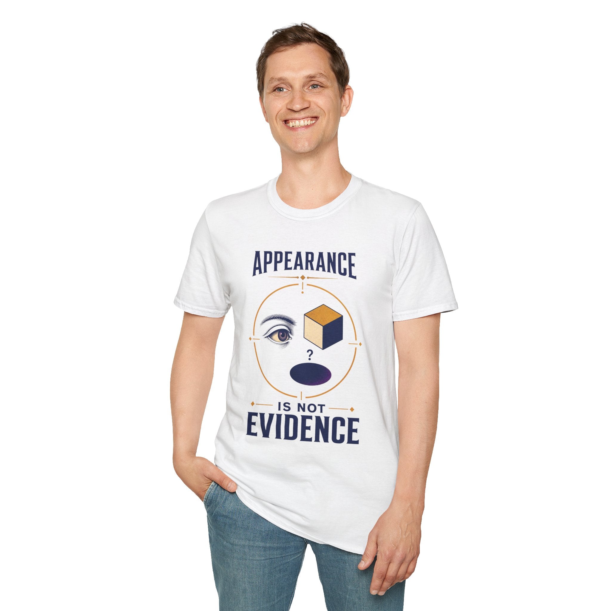 "Appearance Is Not Evidence" Graphic Tee