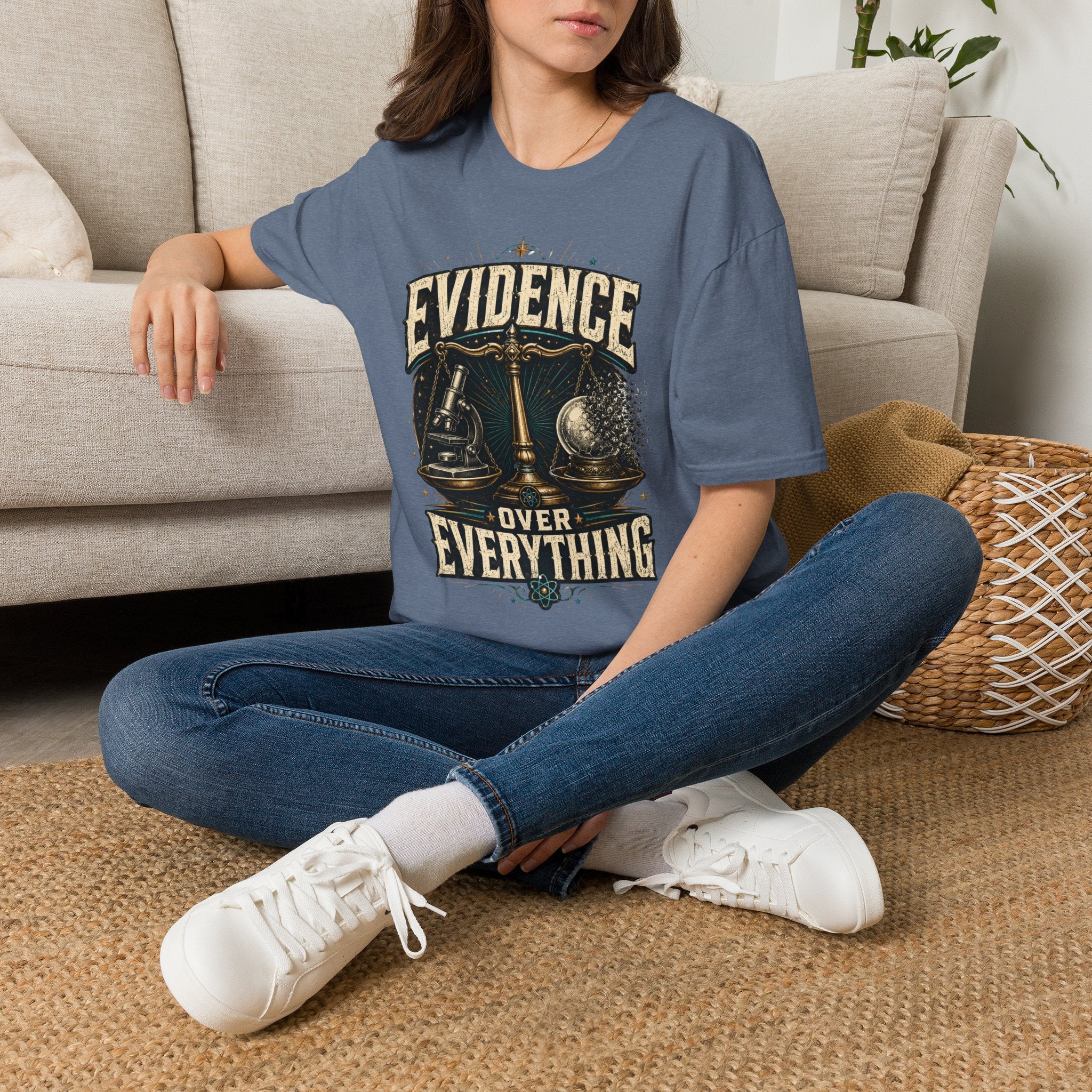 Evidence Over Everything T-Shirt — Forensic & Investigator Tee