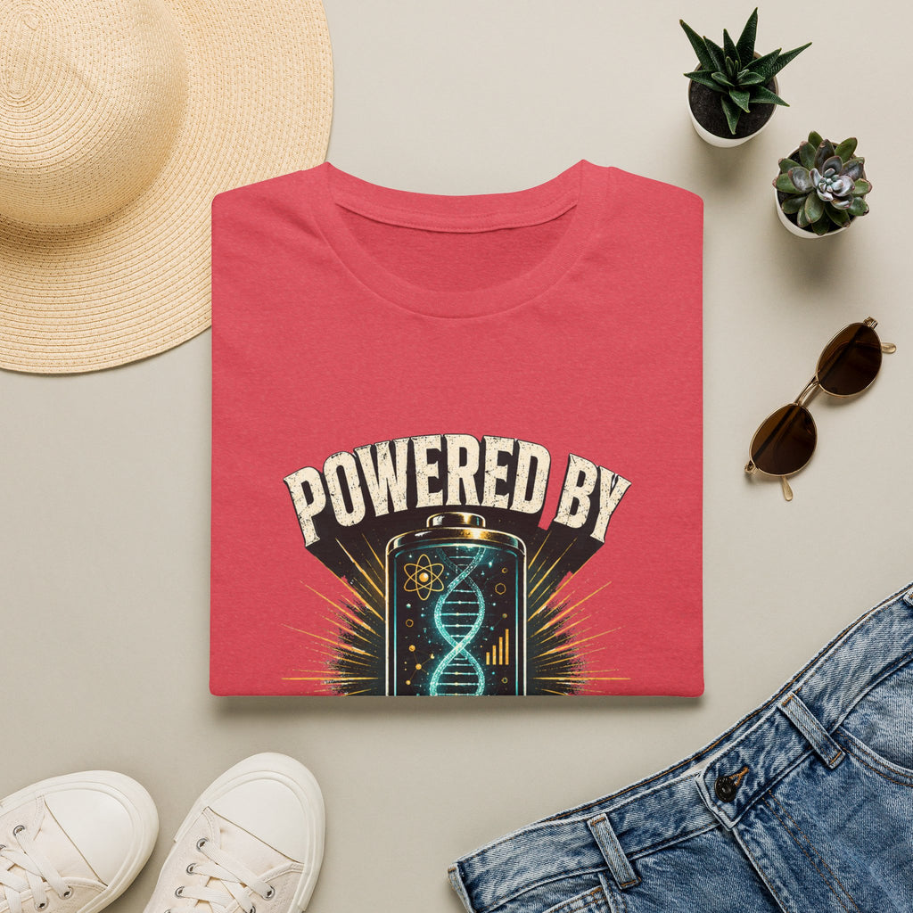 Powered By Evidence T-Shirt — Science DNA Retro Graphic Tee