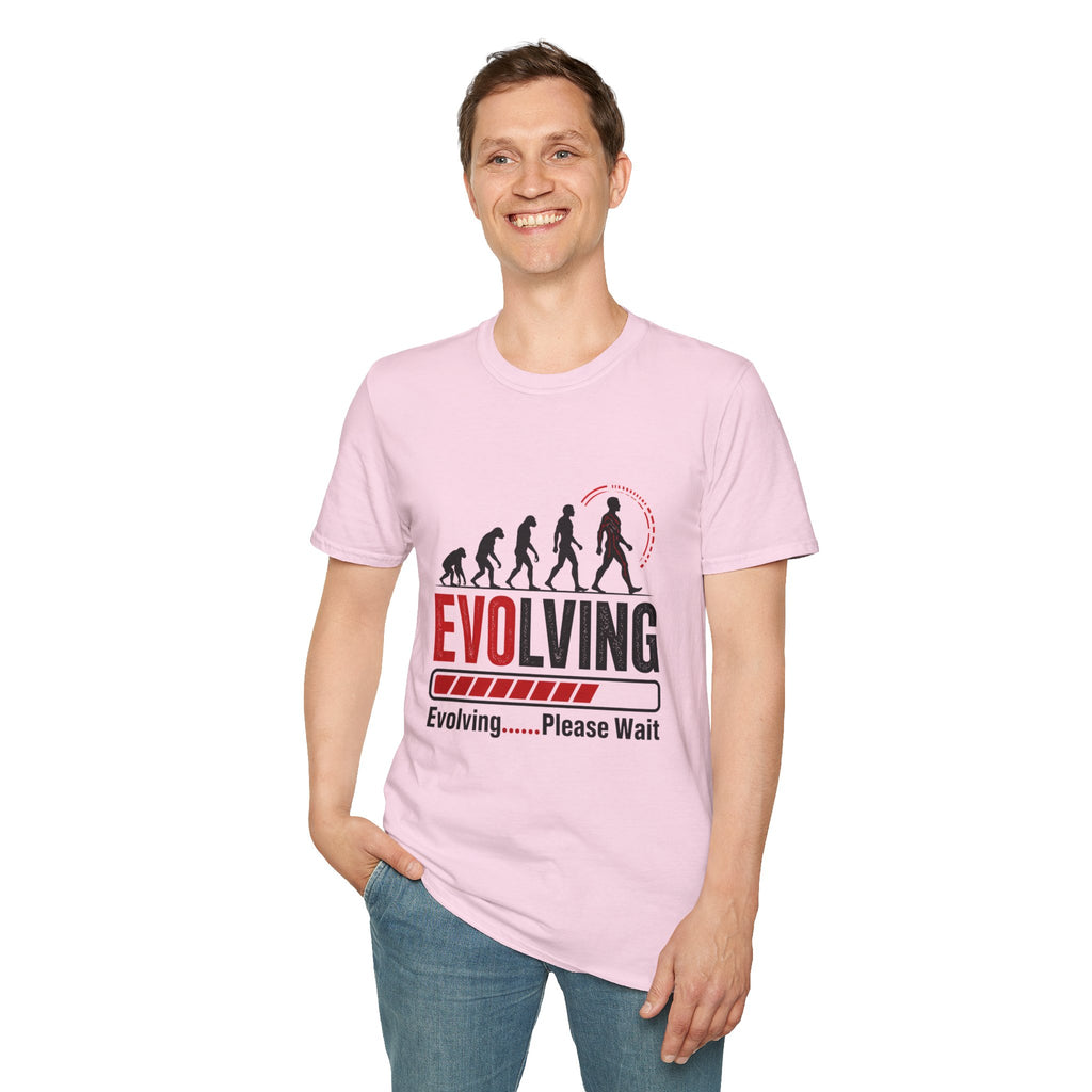 Evolving Please Wait T-Shirt — Evolution Graphic Tee