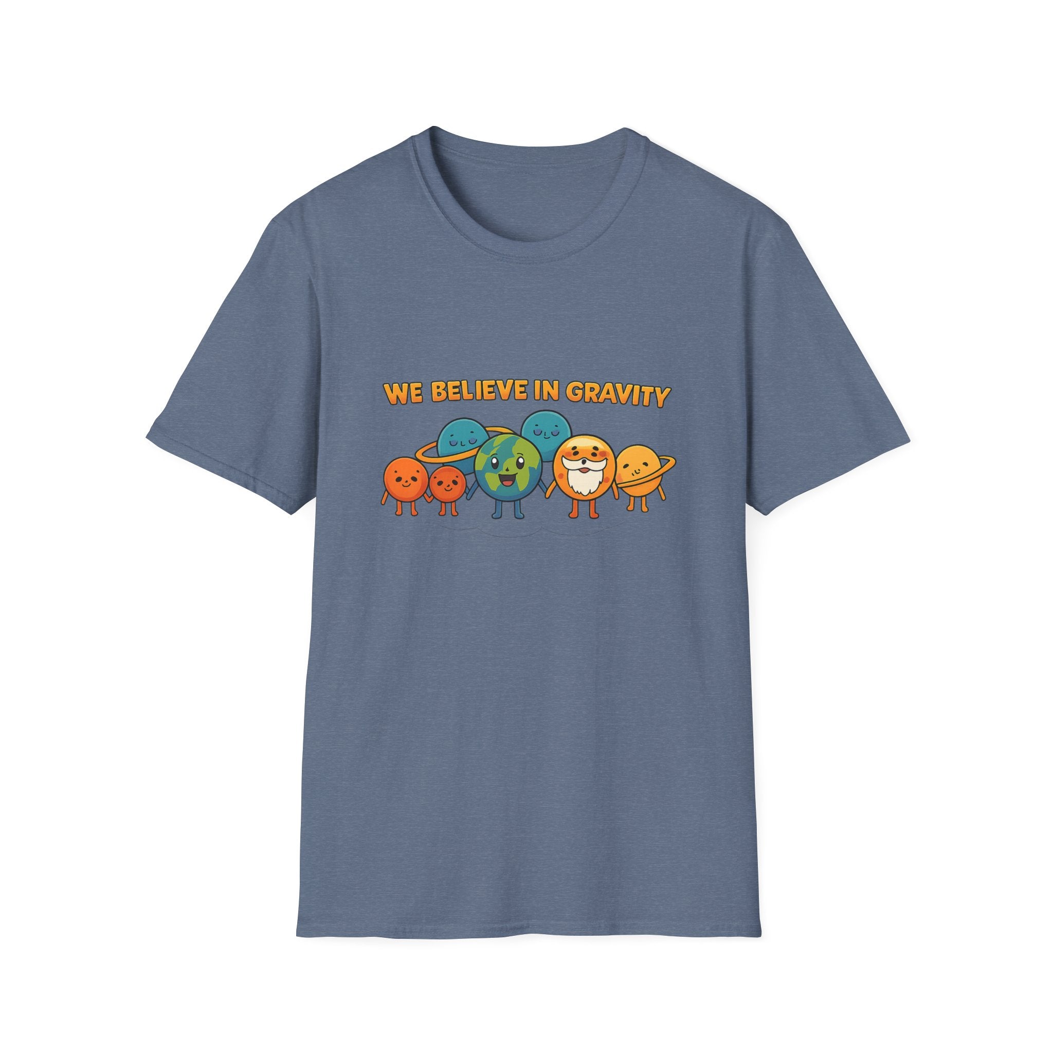 We Believe in Gravity Unisex Softstyle T-Shirt