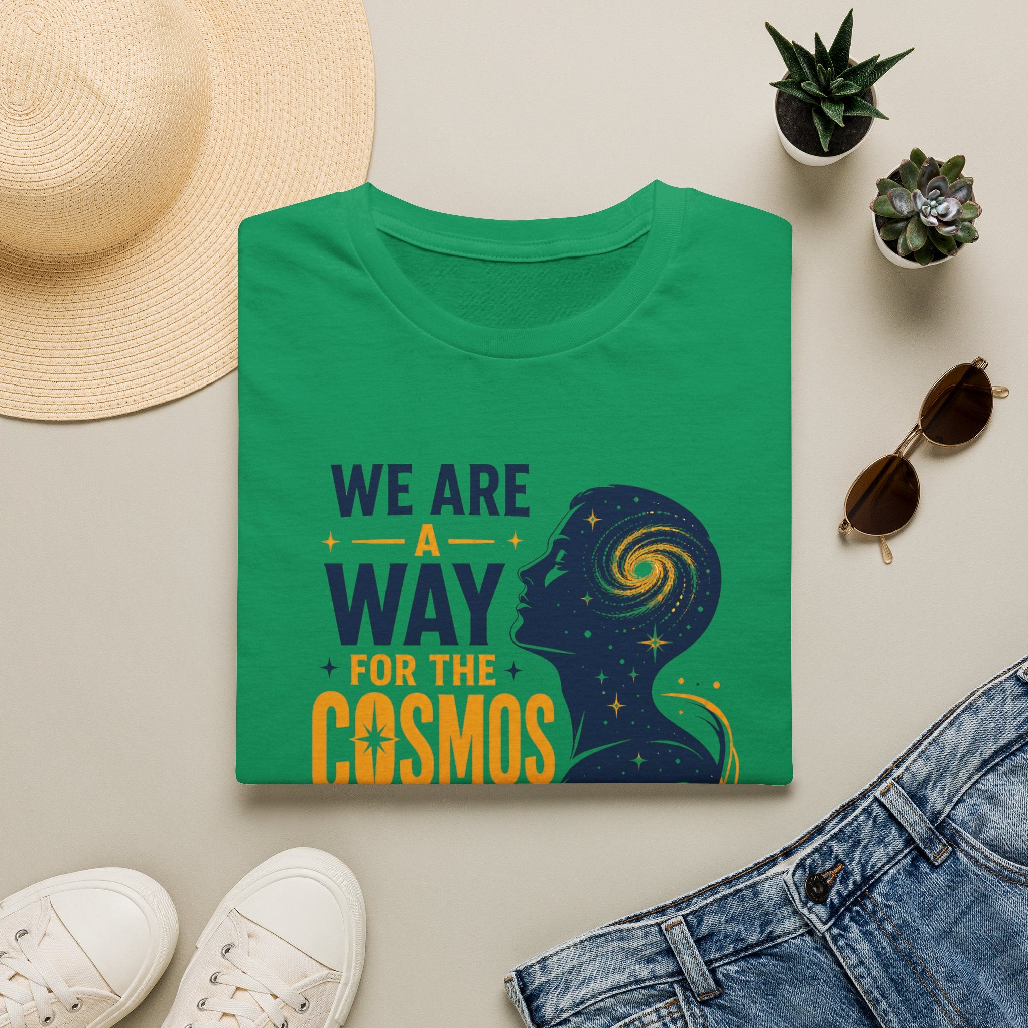 Cosmos Quote T-Shirt — "We Are A Way For The Cosmos To Know Itself"