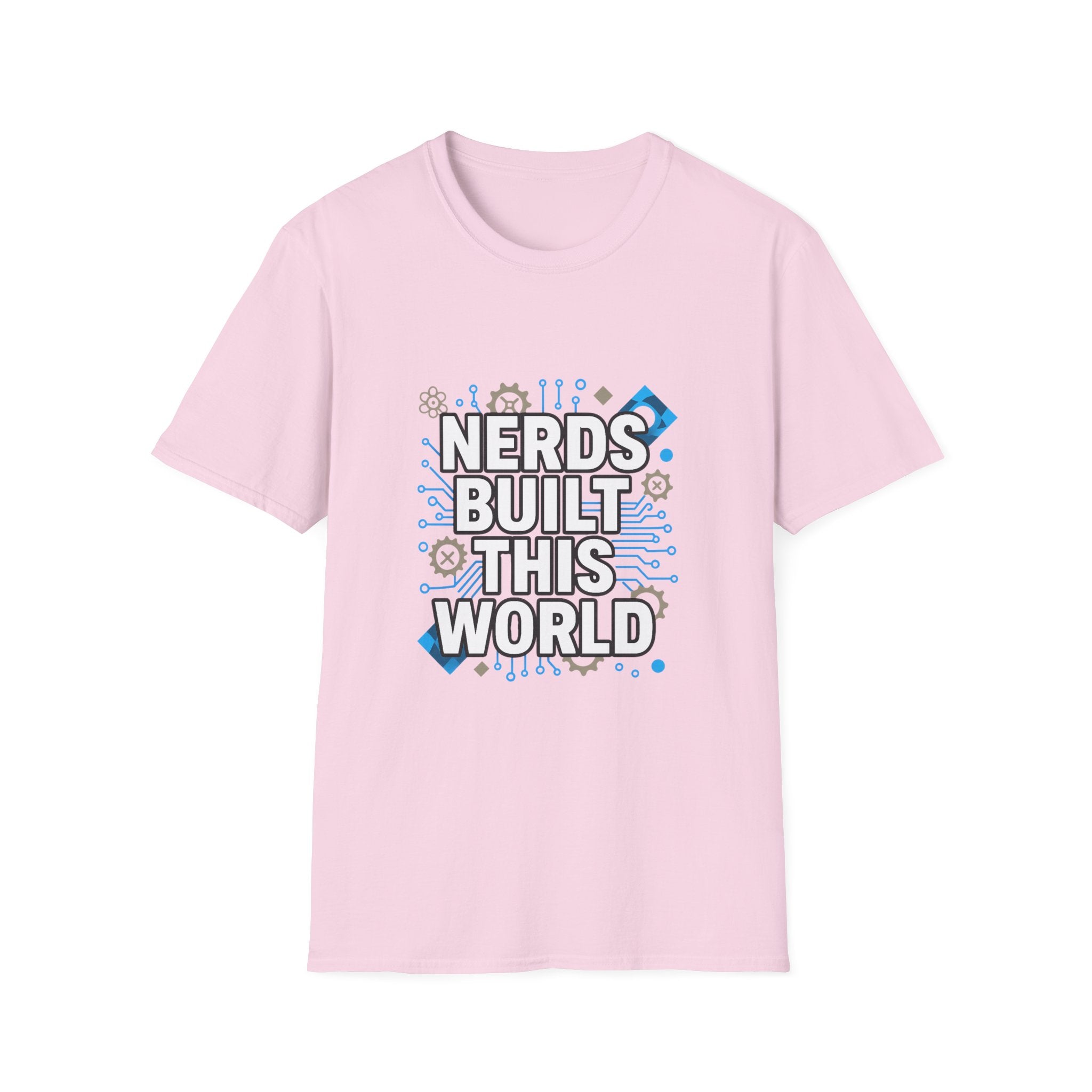 Nerds Built this World Unisex Softstyle T-Shirt