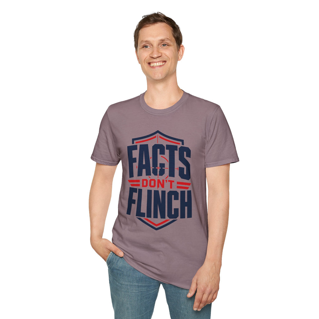 Facts Don’t Flinch T-Shirt — Bold Patriotic Statement Tee