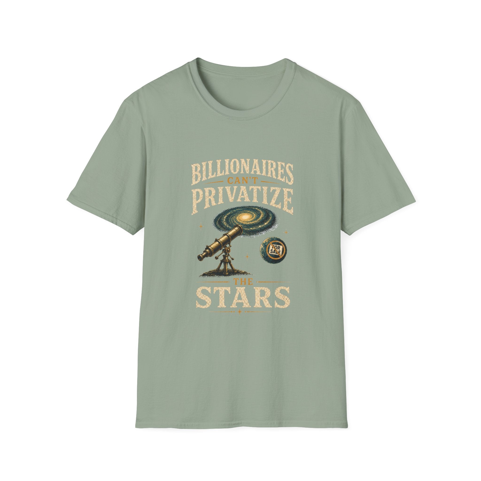 "Billionaires Can't Privatize the Stars" Graphic Tee