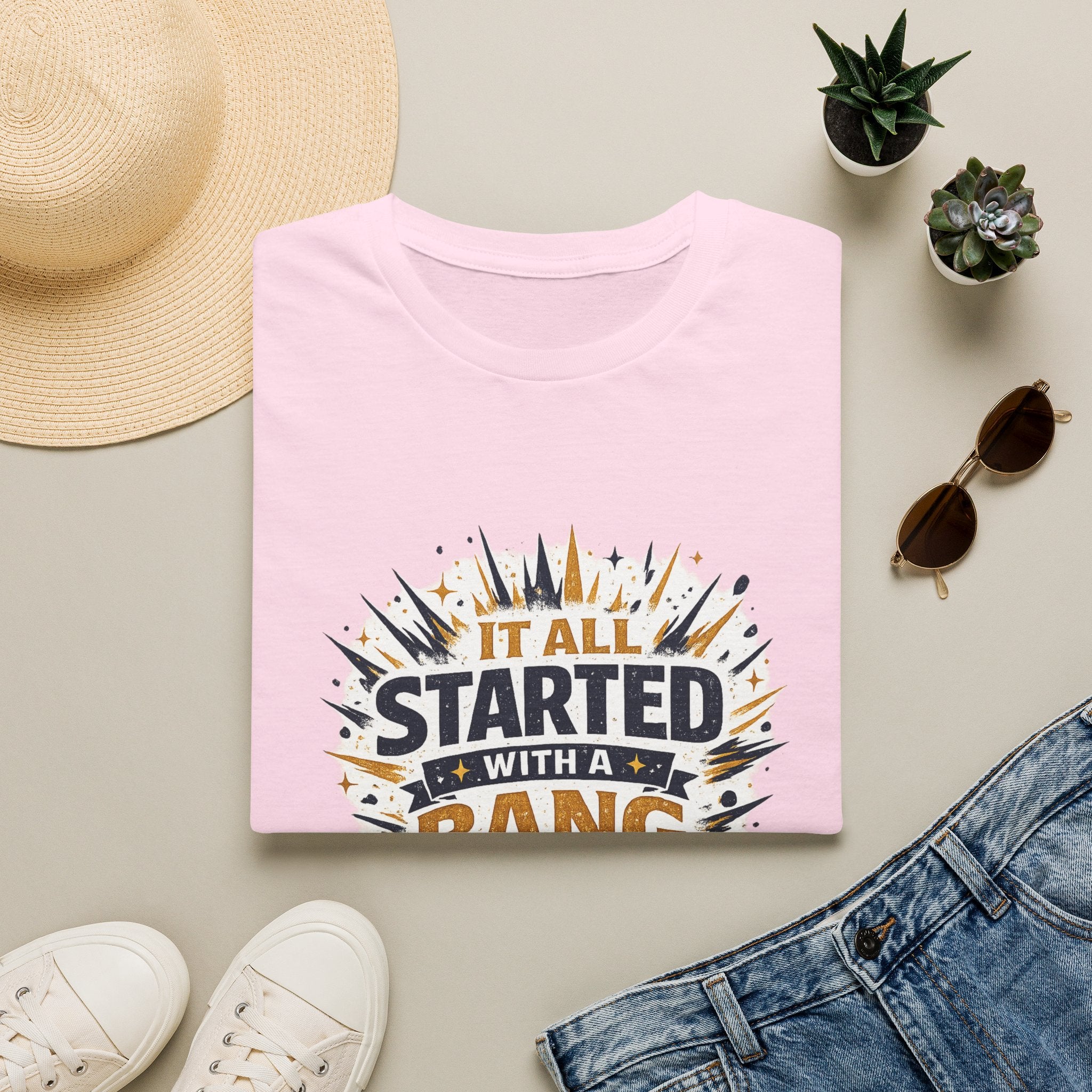 "It All Started With a Bang" Space Graphic Tee