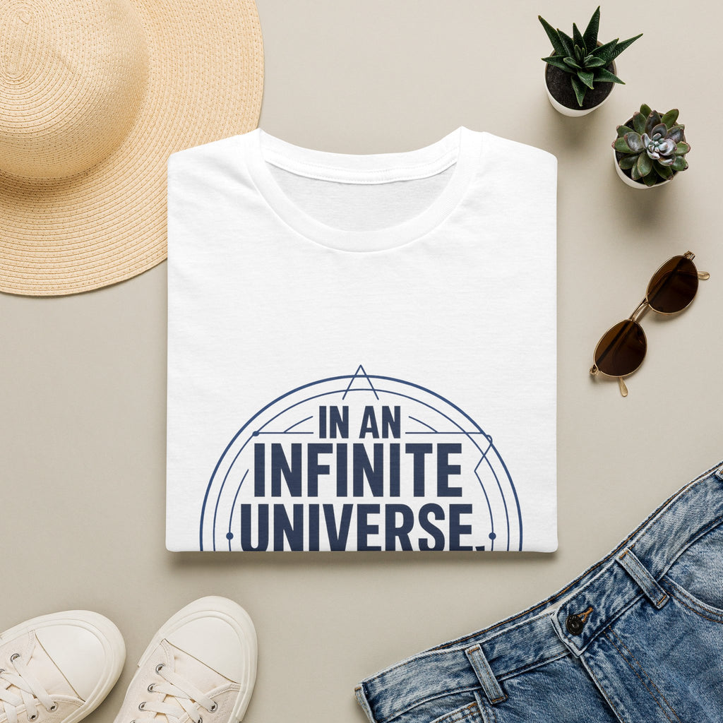 Infinite Universe T-Shirt — "In an Infinite Universe, Anything Is Possible" Inspirational Tee