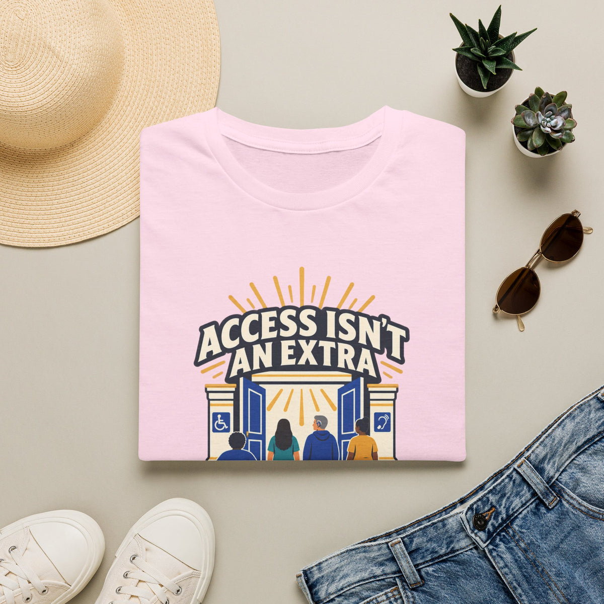 Access Isn't An Extra T-Shirt — "Design for Everyone" Accessibility Tee