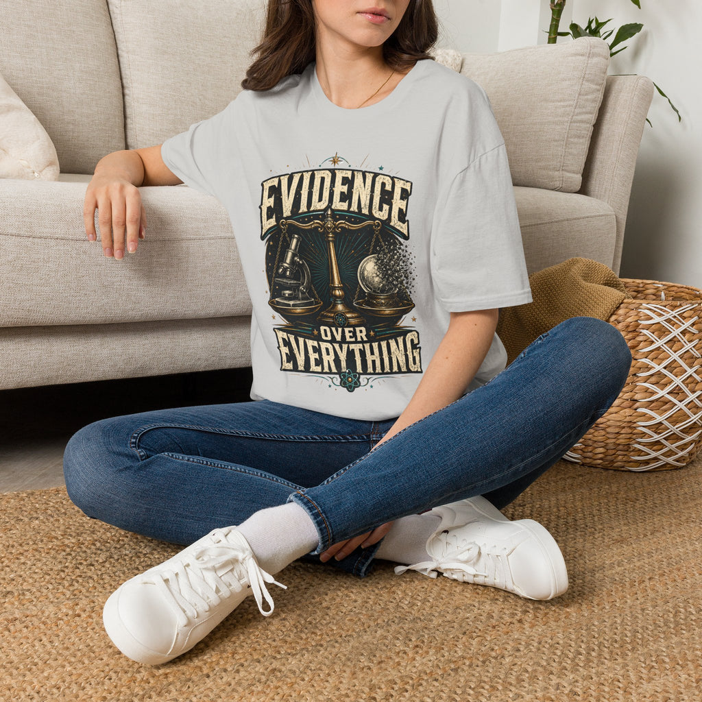 Evidence Over Everything T-Shirt — Forensic & Investigator Tee