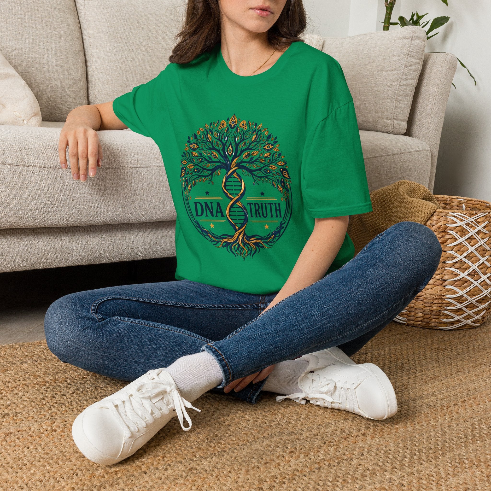DNA Truth Tree T-Shirt — Genetic Roots Graphic Tee