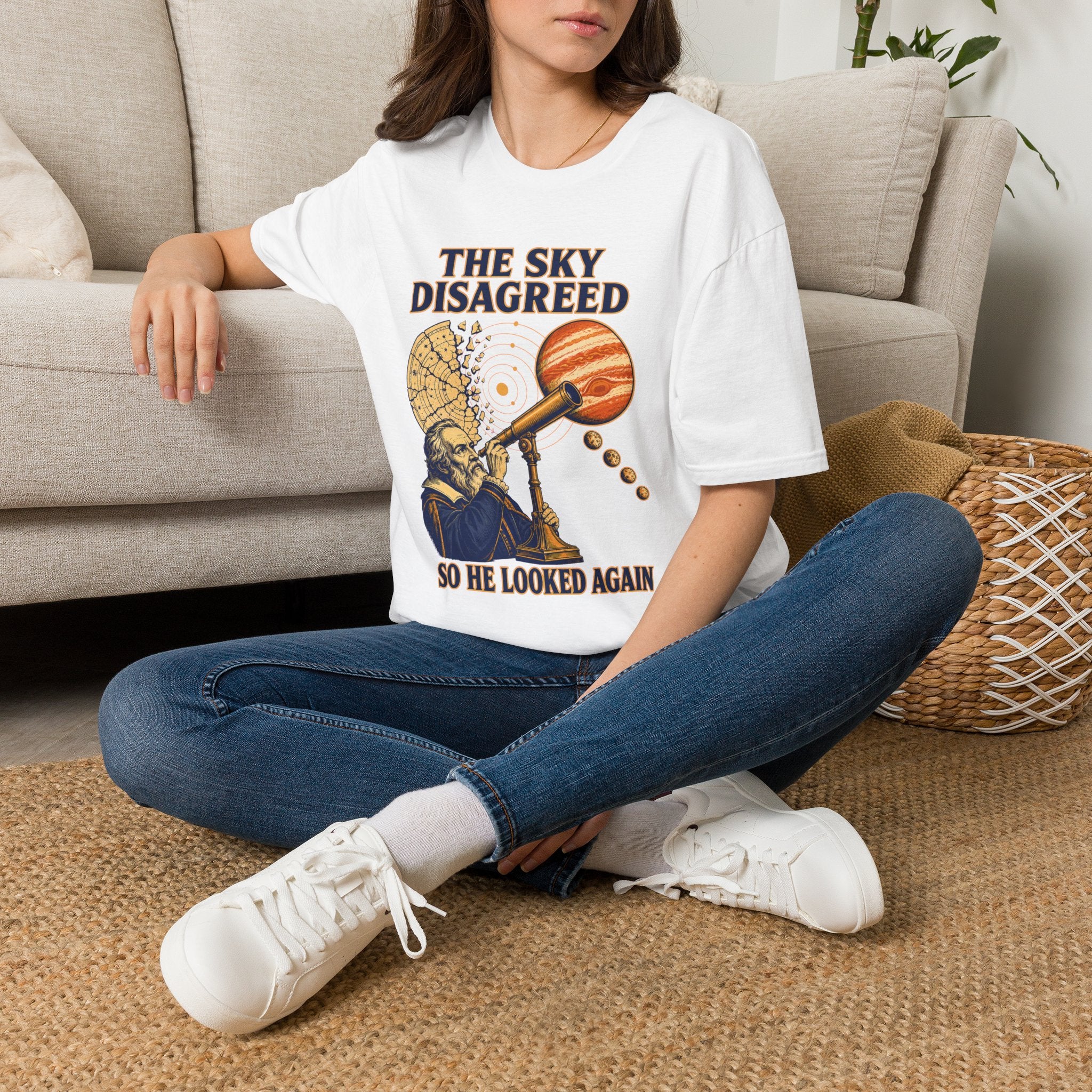 “The Sky Disagreed” Telescope Astronomer Graphic Tee