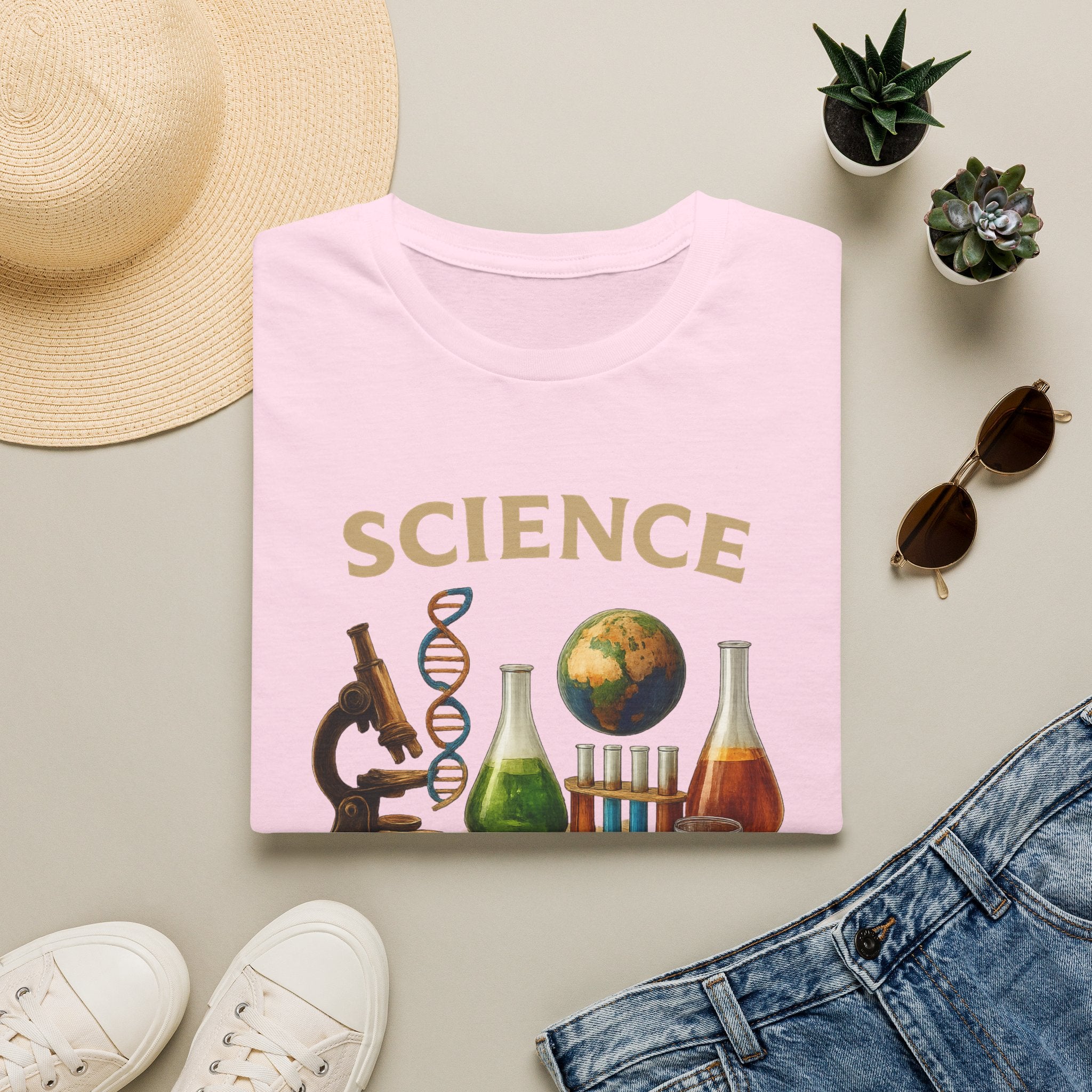 Science Graphic T-Shirt — 'Science: Just the Facts, Please' Casual Tee
