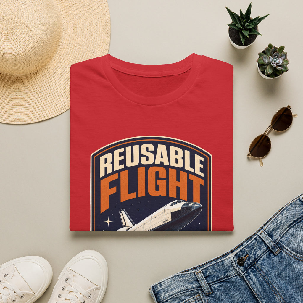 Reusable Flight T-Shirt — Space Shuttle Retro Graphic Tee