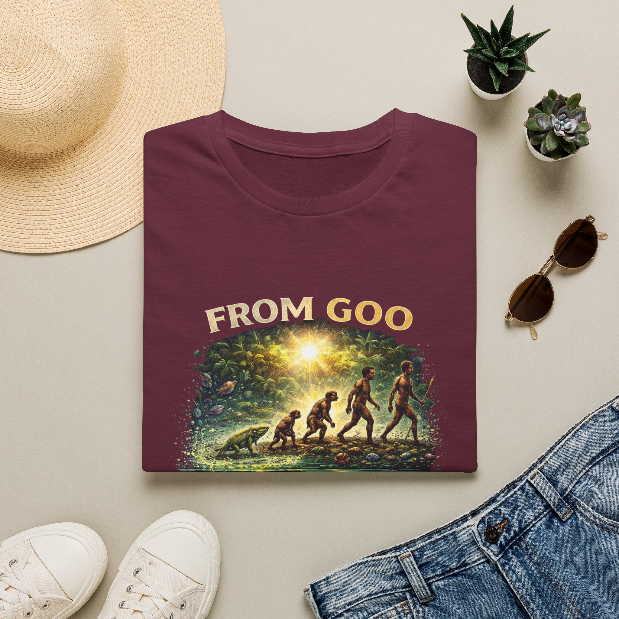 From Goo To You T-Shirt — Evolution Humor Graphic Tee