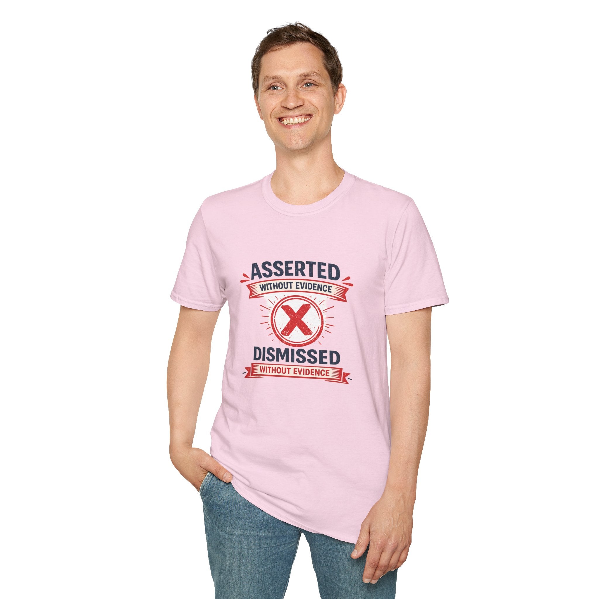Asserted Without Evidence T-Shirt — Funny Skeptic Graphic Tee