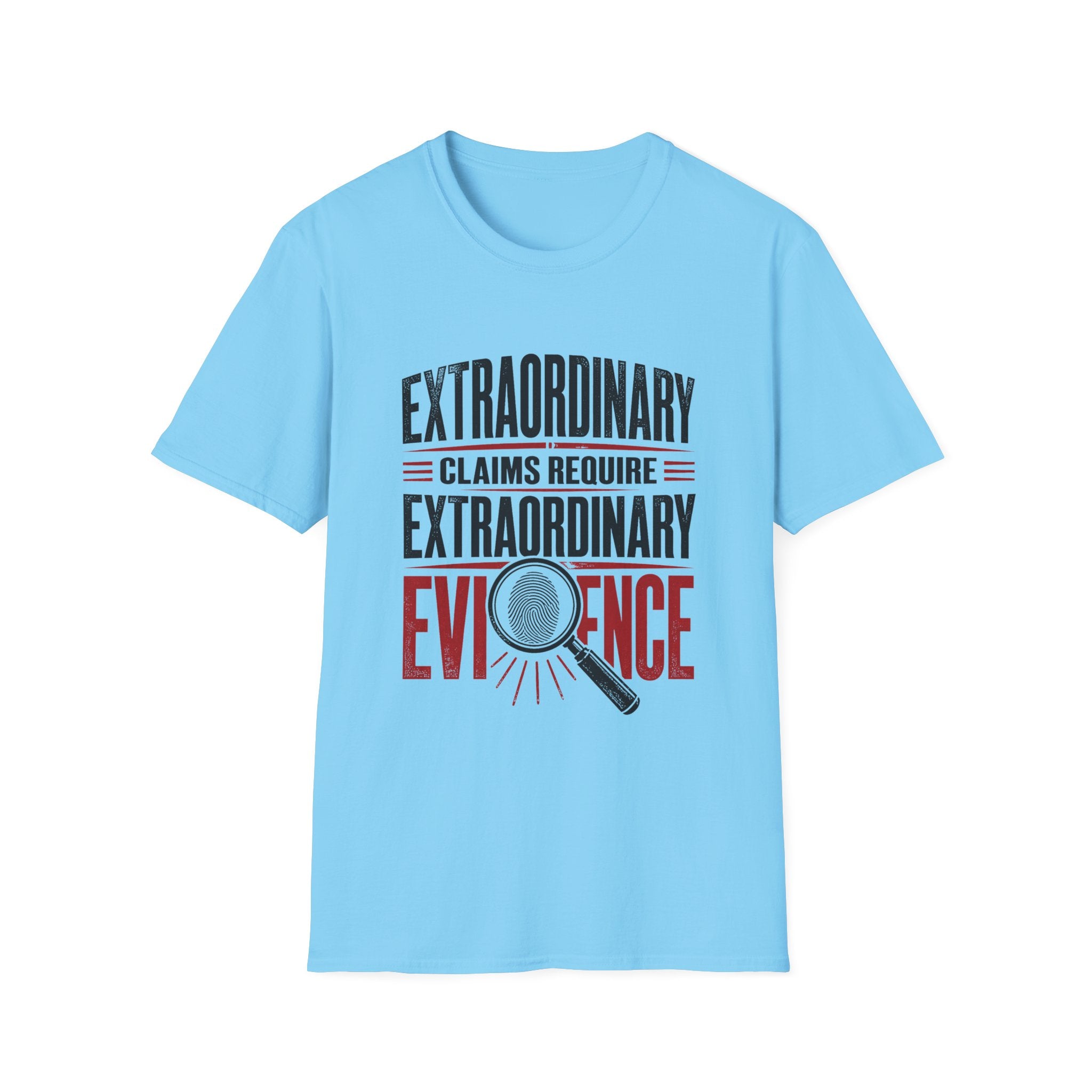 Extraordinary Claims Unisex Softstyle T-Shirt