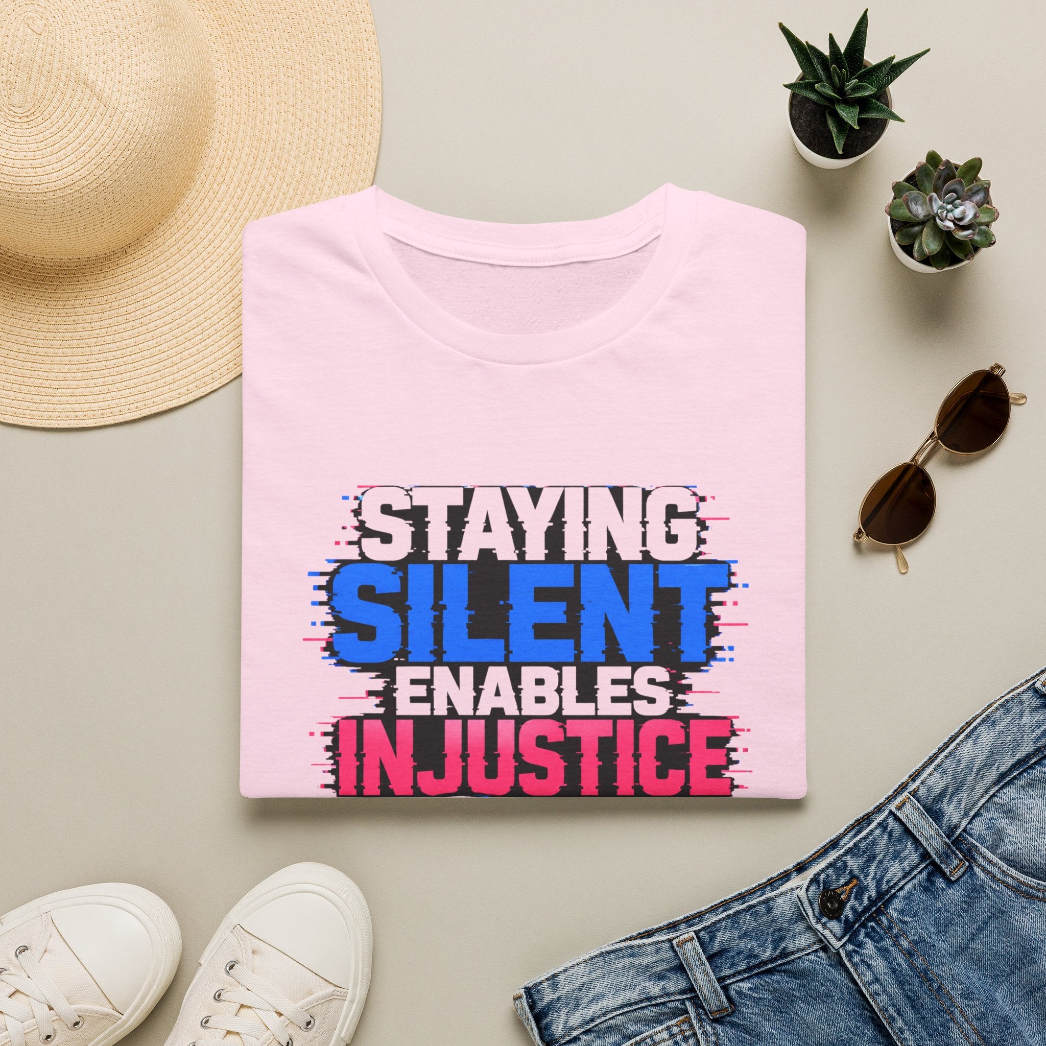 Staying Silent Enables Injustice T-Shirt — Activist Message Tee