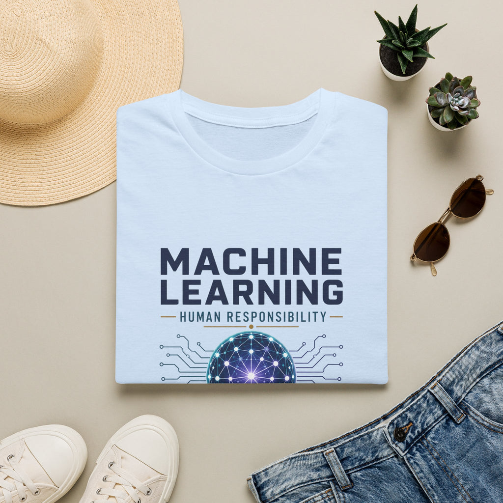 Machine Learning T-Shirt — "Human Responsibility" Tech Graphic Tee