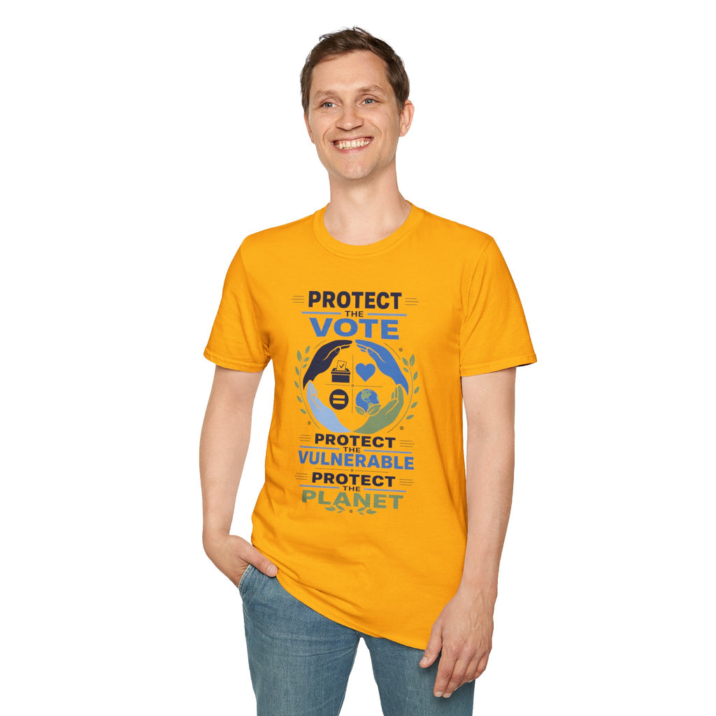 Protect the Vote T-Shirt — Voter Rights & Planet Protection Tee