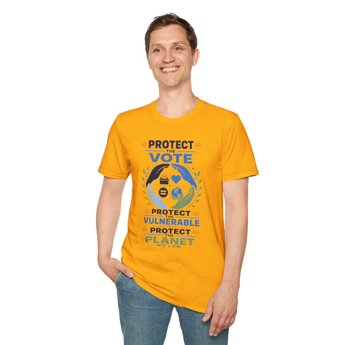 Protect the Vote T-Shirt — Voter Rights & Planet Protection Tee
