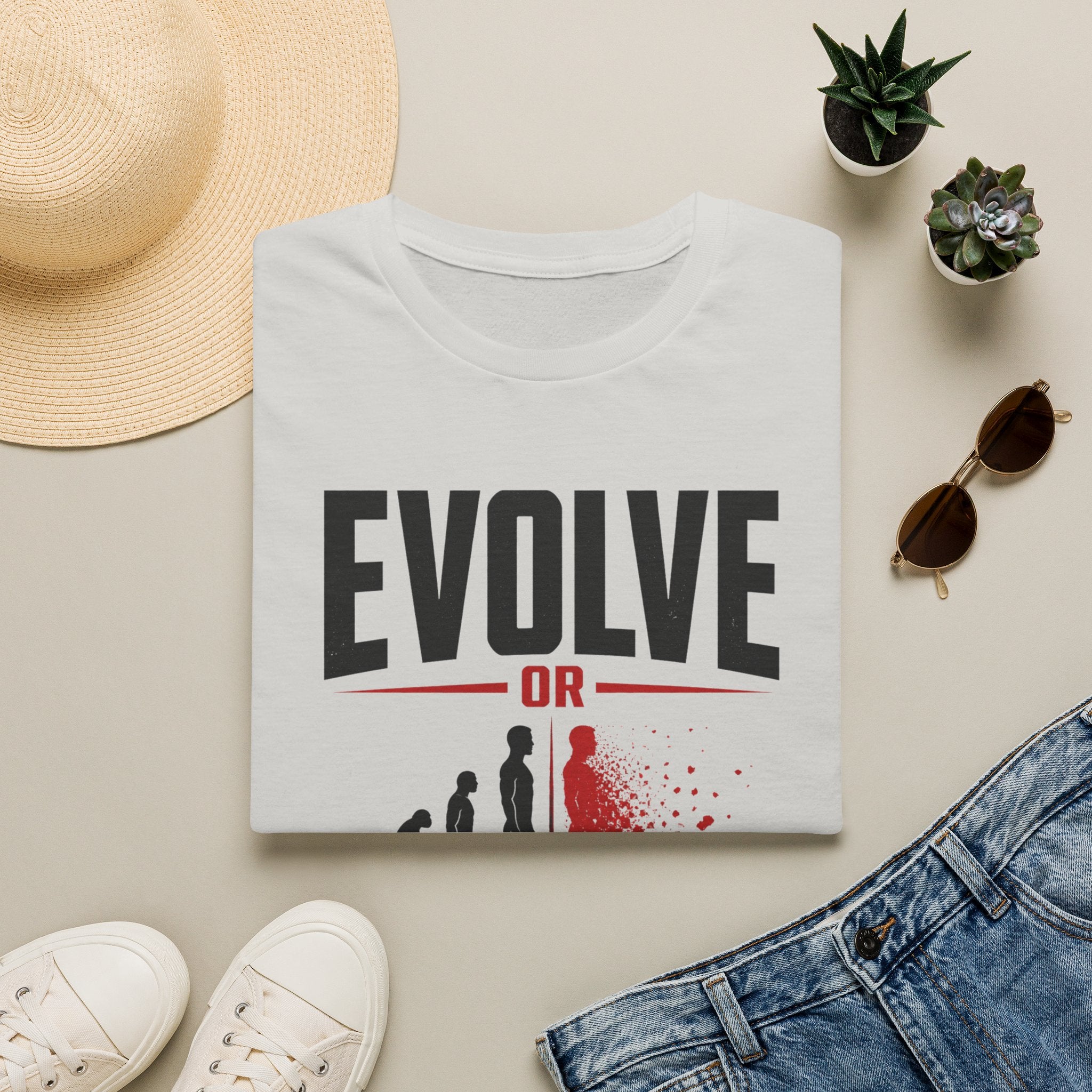 Evolve or Dissolve T-Shirt — Evolution Graphic Tee