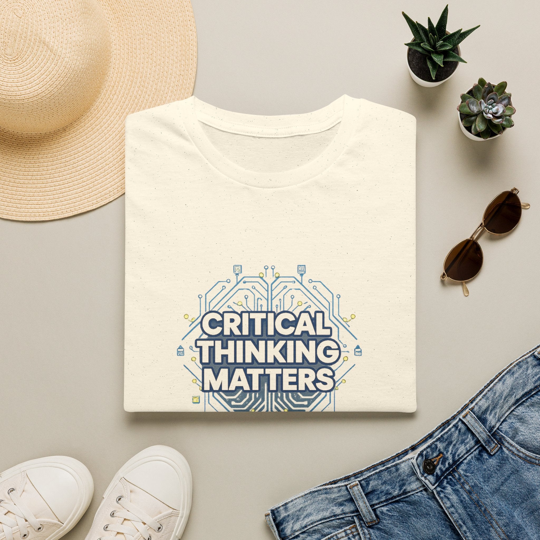 Critical Thinking Matters T-Shirt — STEM Circuit Design Tee