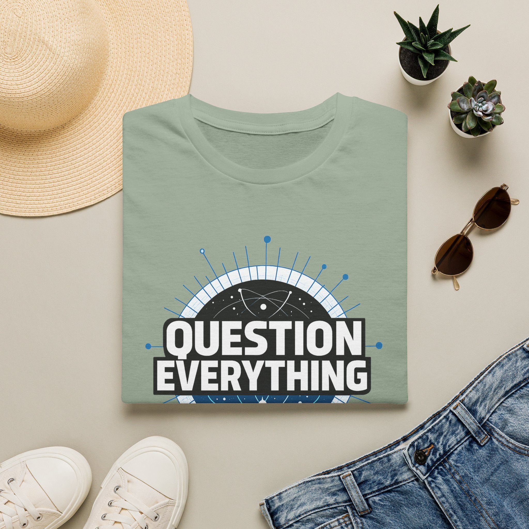 Question Everything T-Shirt — Skeptic Science Graphic Tee