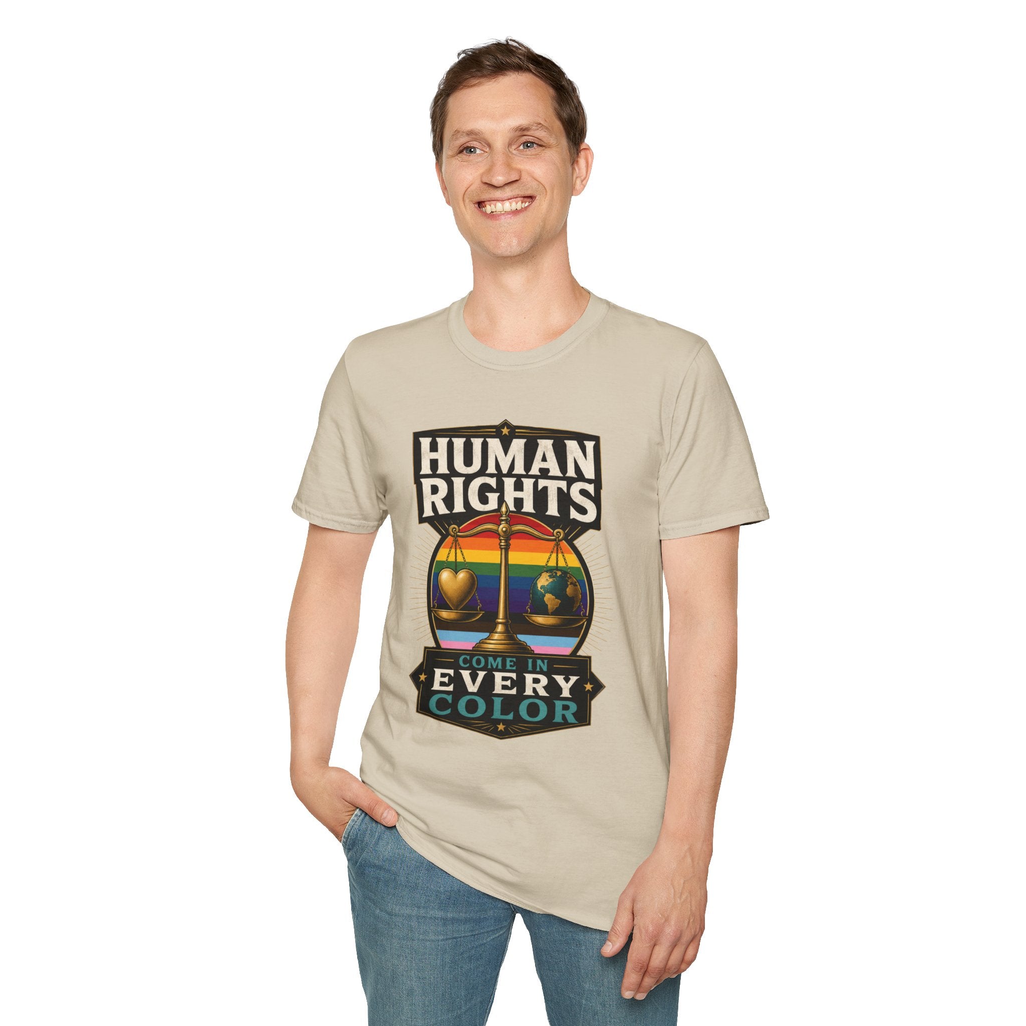 Human Rights T-Shirt — Love in Every Color LGBTQ+ Pride Tee