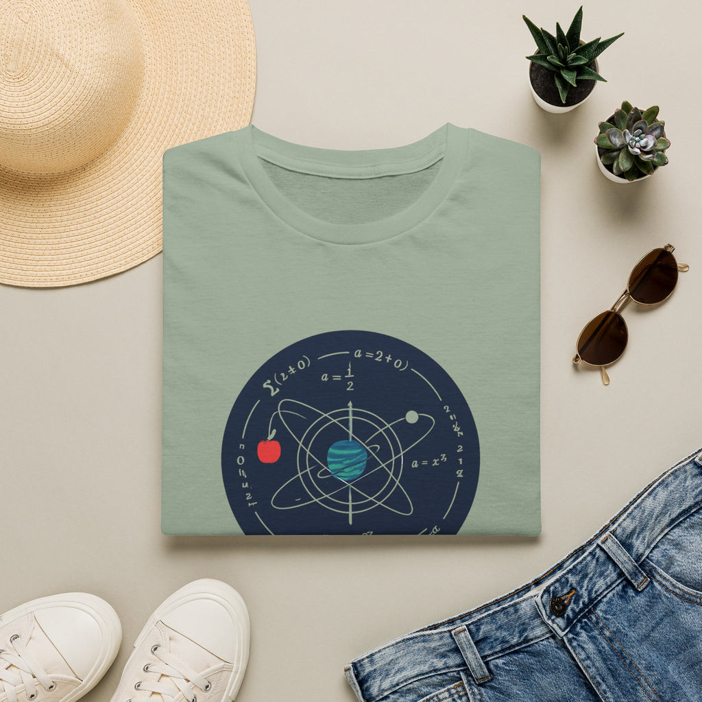 Science Atom Graphic T-Shirt — "Reality Needs No Myth" Tee