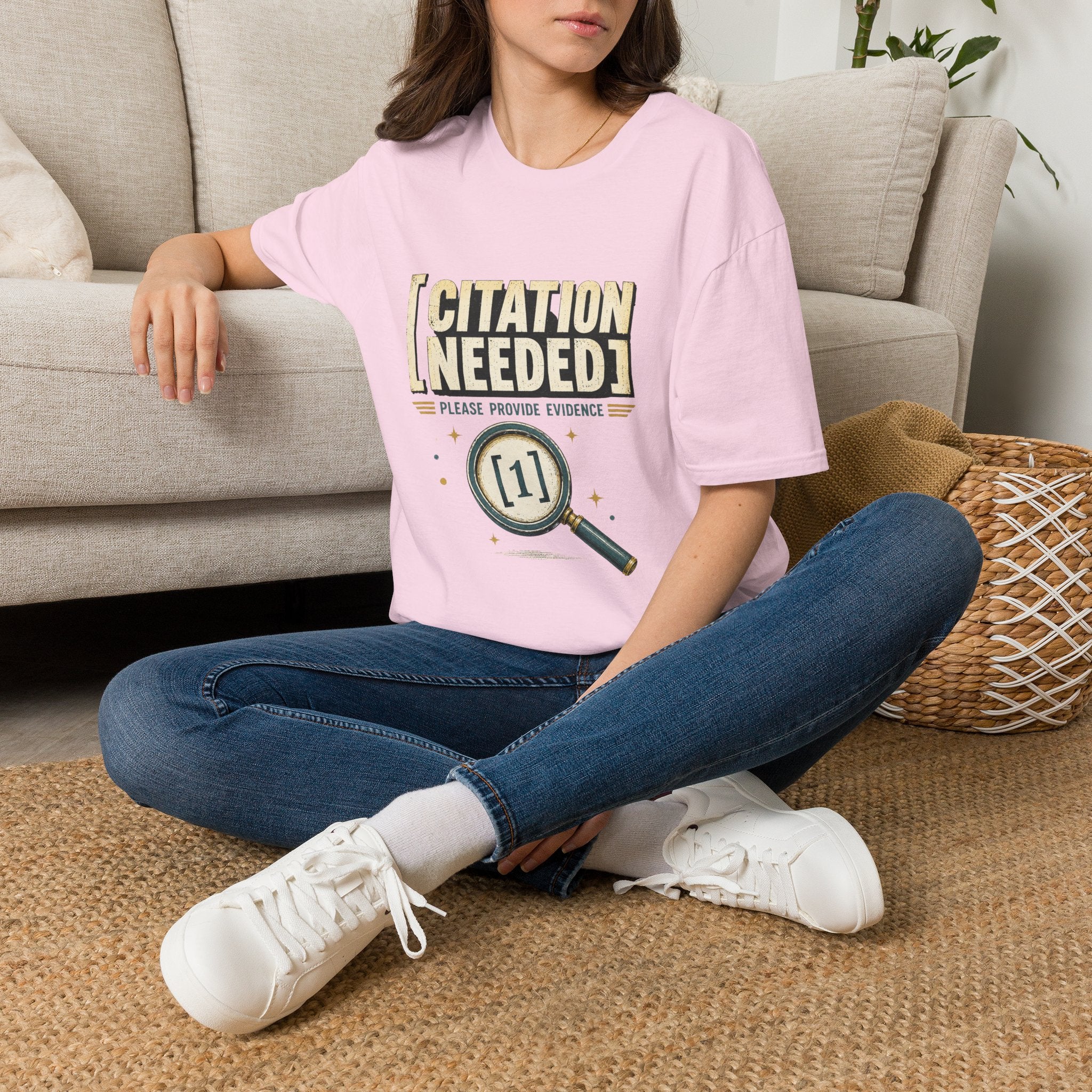 Citation Needed T-Shirt — "Please Provide Evidence" Graphic Tee
